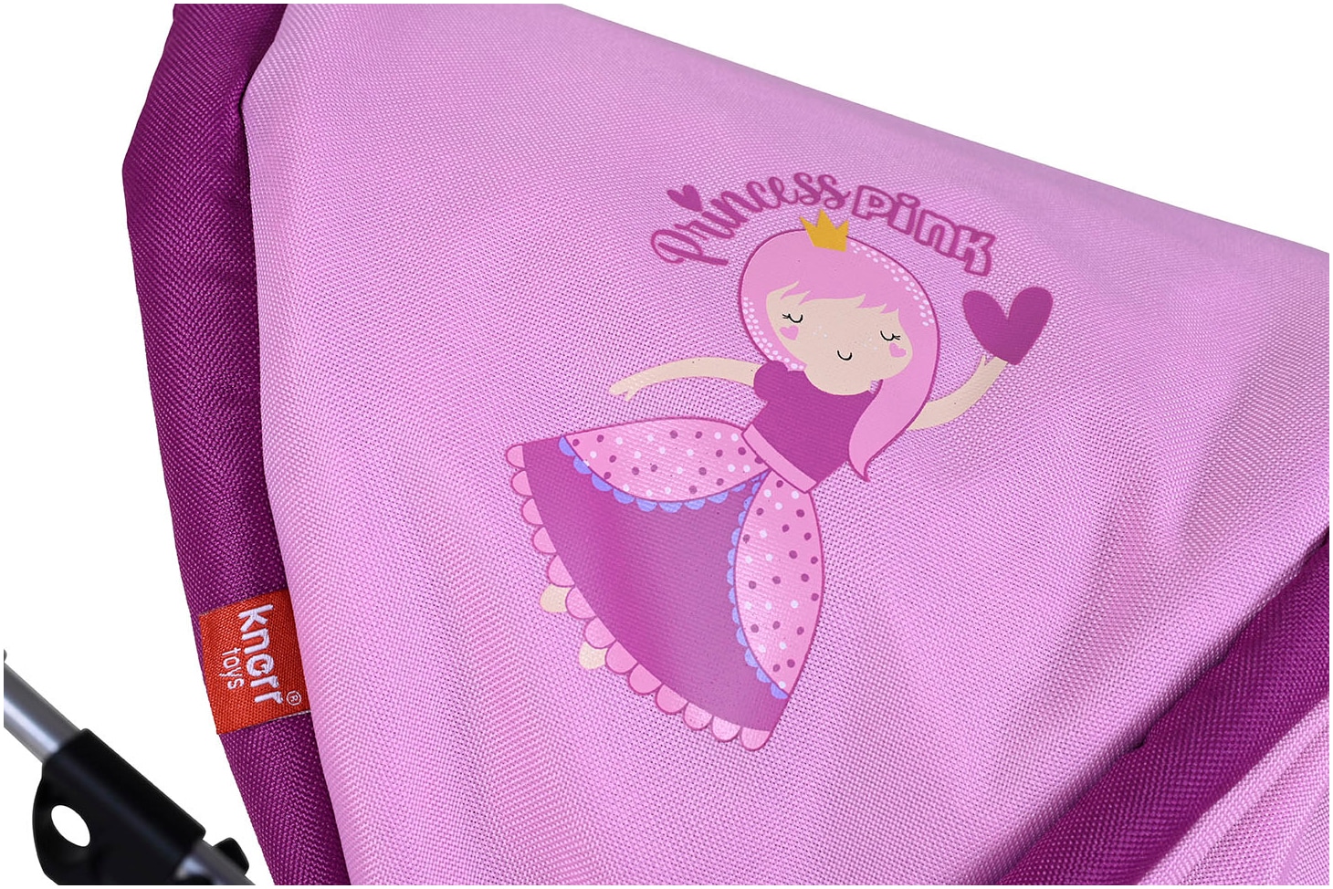 Knorrtoys® Kombi-Puppenwagen »Ruby - princess pink«, mit Wickeltasche