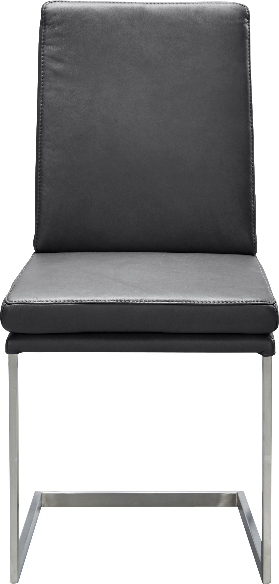 K+W Komfort & Wohnen Freischwinger, Leder CLOUD, stabiles Hochkantrohr, Unt günstig online kaufen