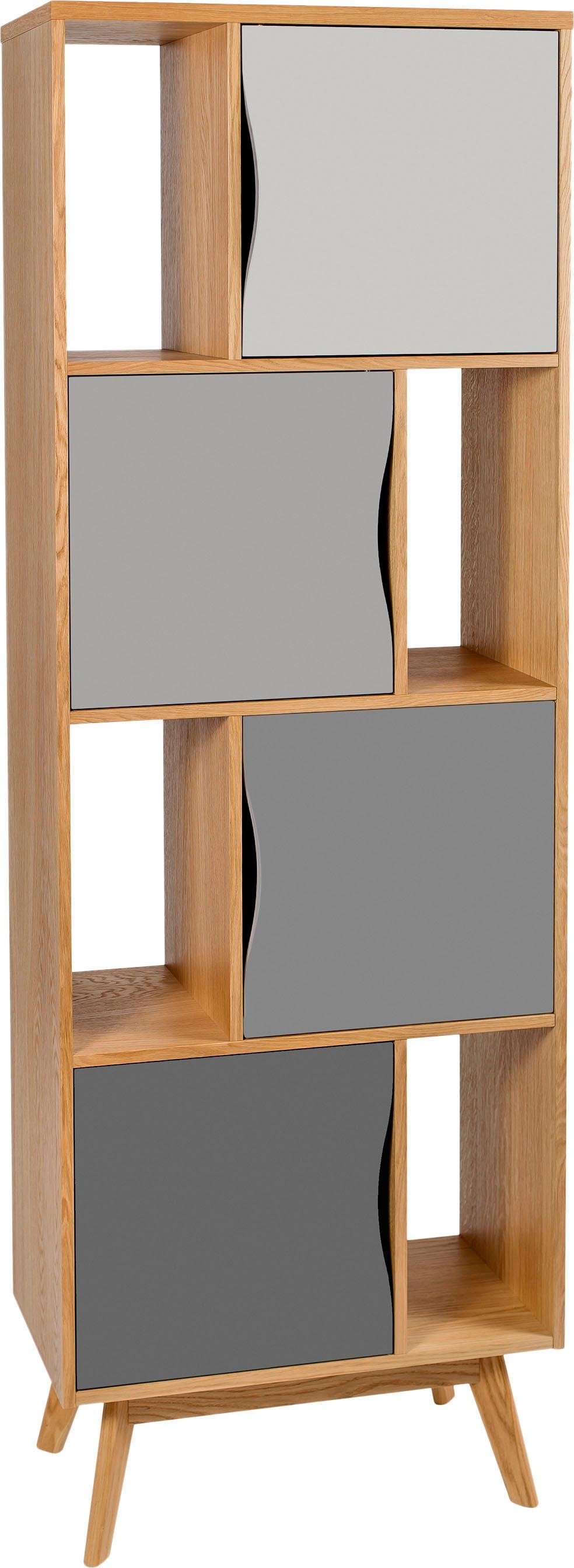 Woodman Bücherregal »Avon«, Höhe 191 cm, Holzfurnier aus Eiche, schlichtes günstig online kaufen