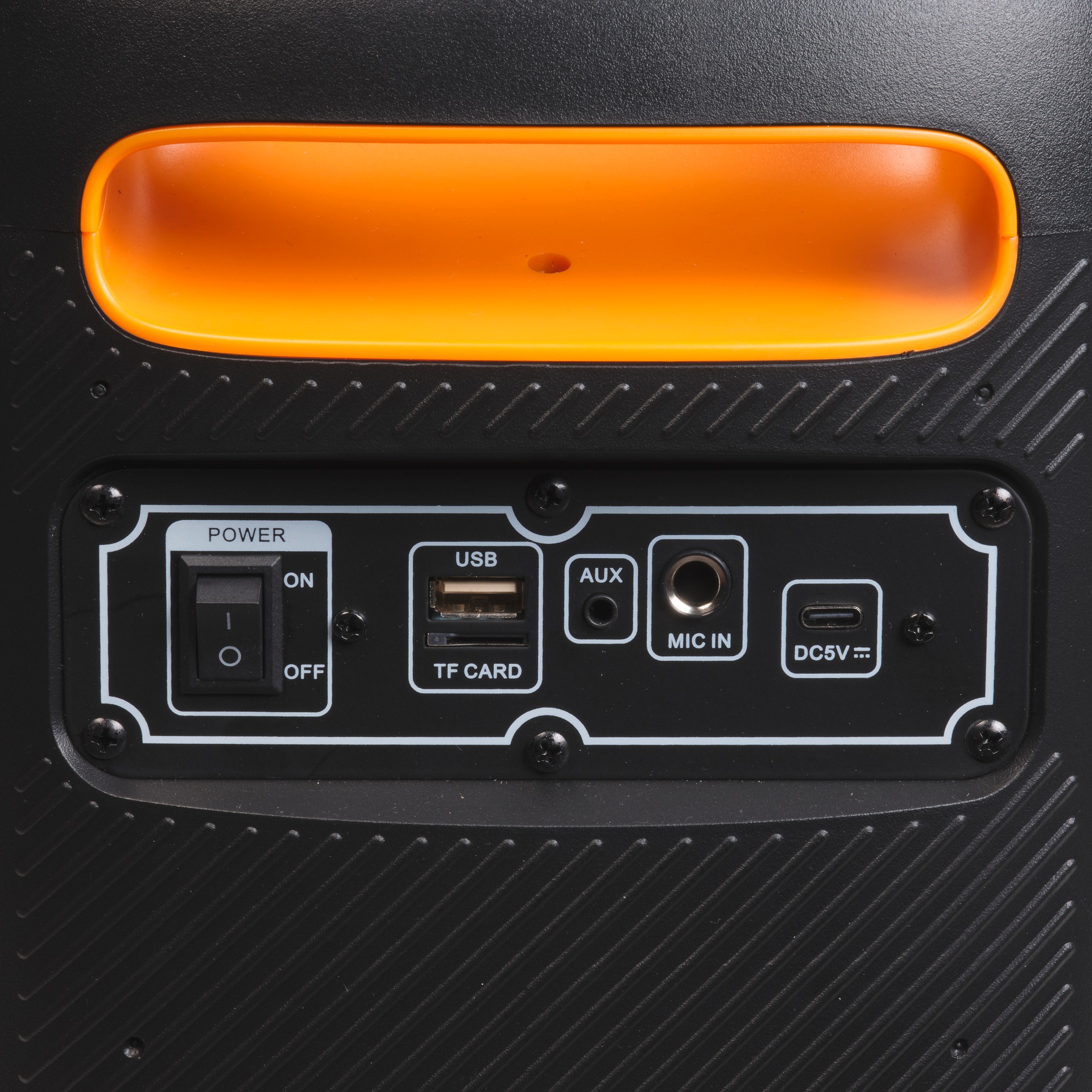 Denver Party-Lautsprecher »BPS-165 mit LED«, 20 W RMS, kabelgebundenes Mikrofon inklusive, USB, microSD-Steckplatz