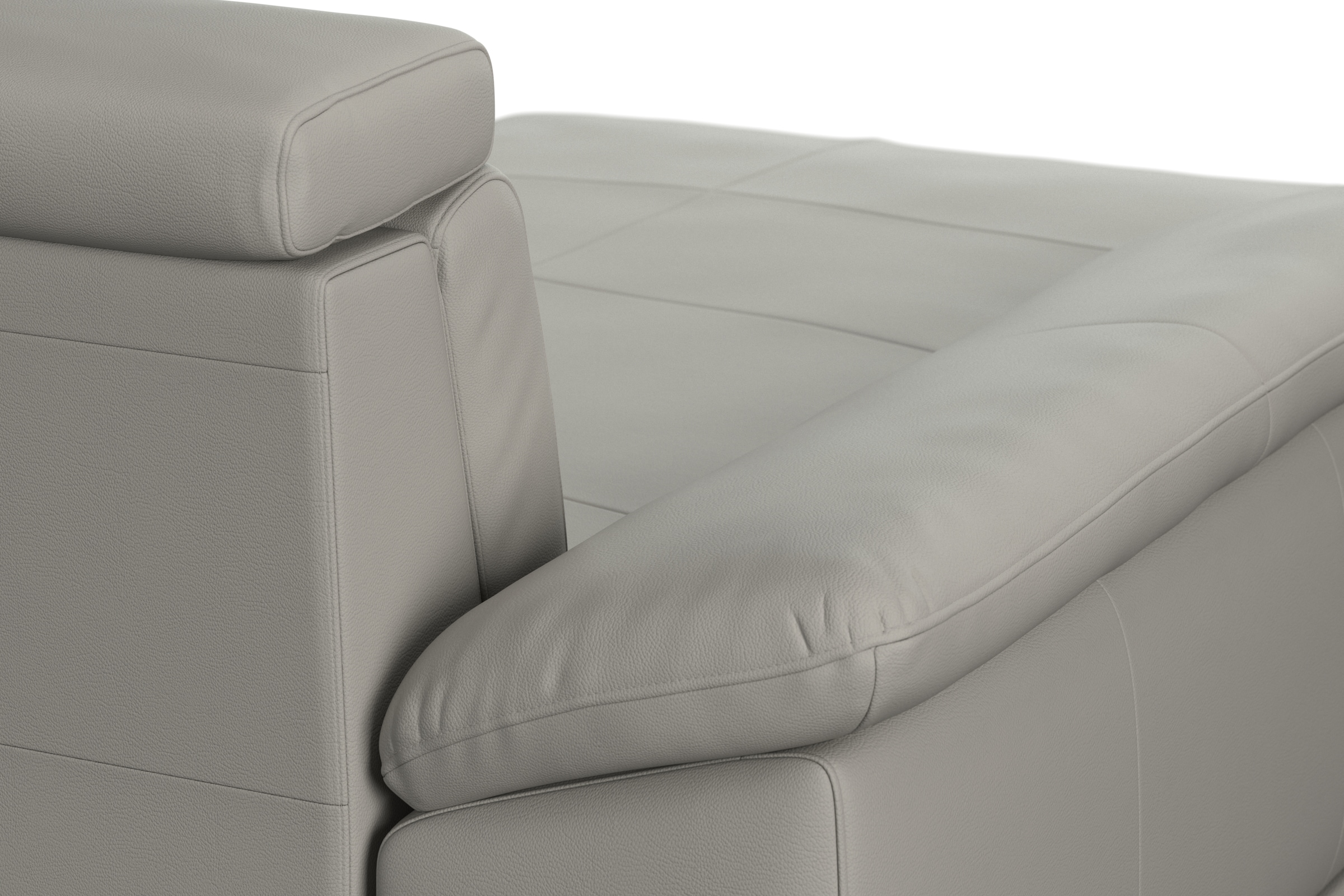 sit&more Wohnlandschaft »Cabrio U-Form, mit Sitztiefenverstellung, Arm- und Kopfteilverstellung«, 3 Nierenkissen, Federkern, optional Bettfunktion und Stauraum
