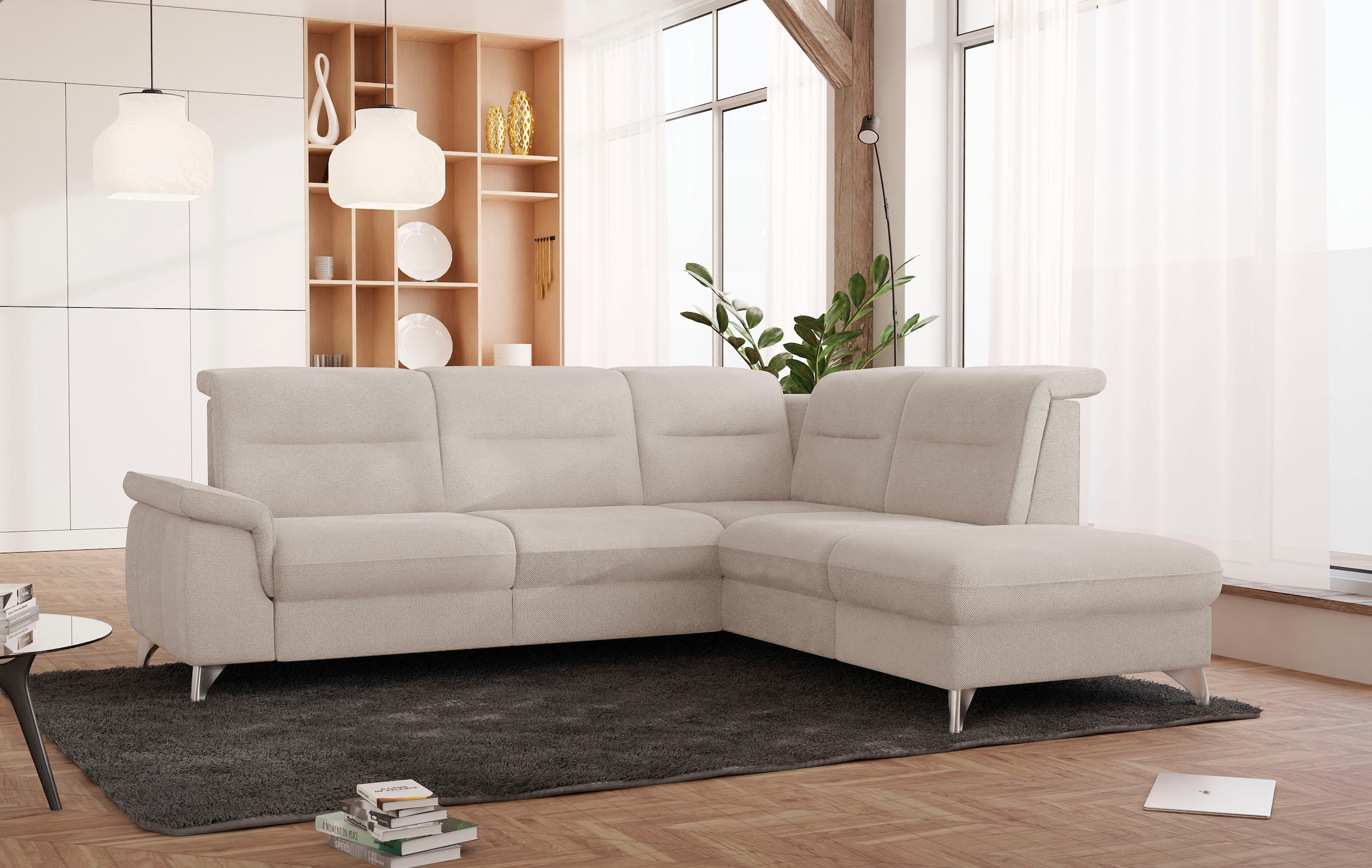 sit&more Ecksofa »Astoria L-Form«, wahlweise mit motorischer Relaxfunktion günstig online kaufen