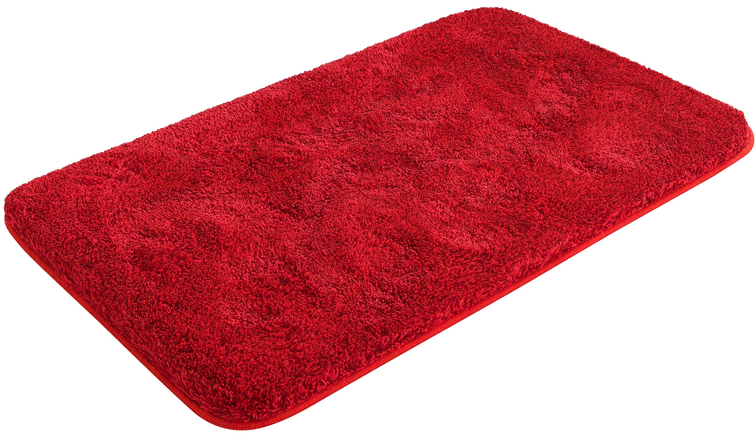 Grund Badematte »Melos, Badvorleger, Badezimmer Teppich, sehr weich«, rutschhemmend beschichtet, fußbodenheizungsgeeignet, melierte Optik, sehr weicher Flor, Melange-Effekt, Made in Europe