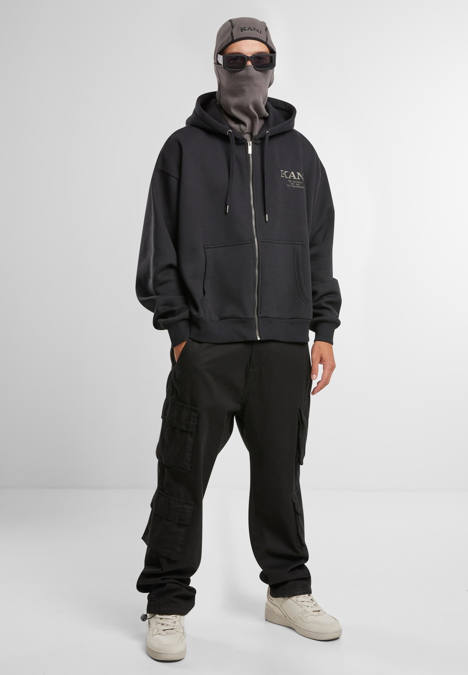 Karl Kani Sweatjacke »Karl Kani Karl Kani Retro Rhinestone Boxy Full Zip Hoodie«