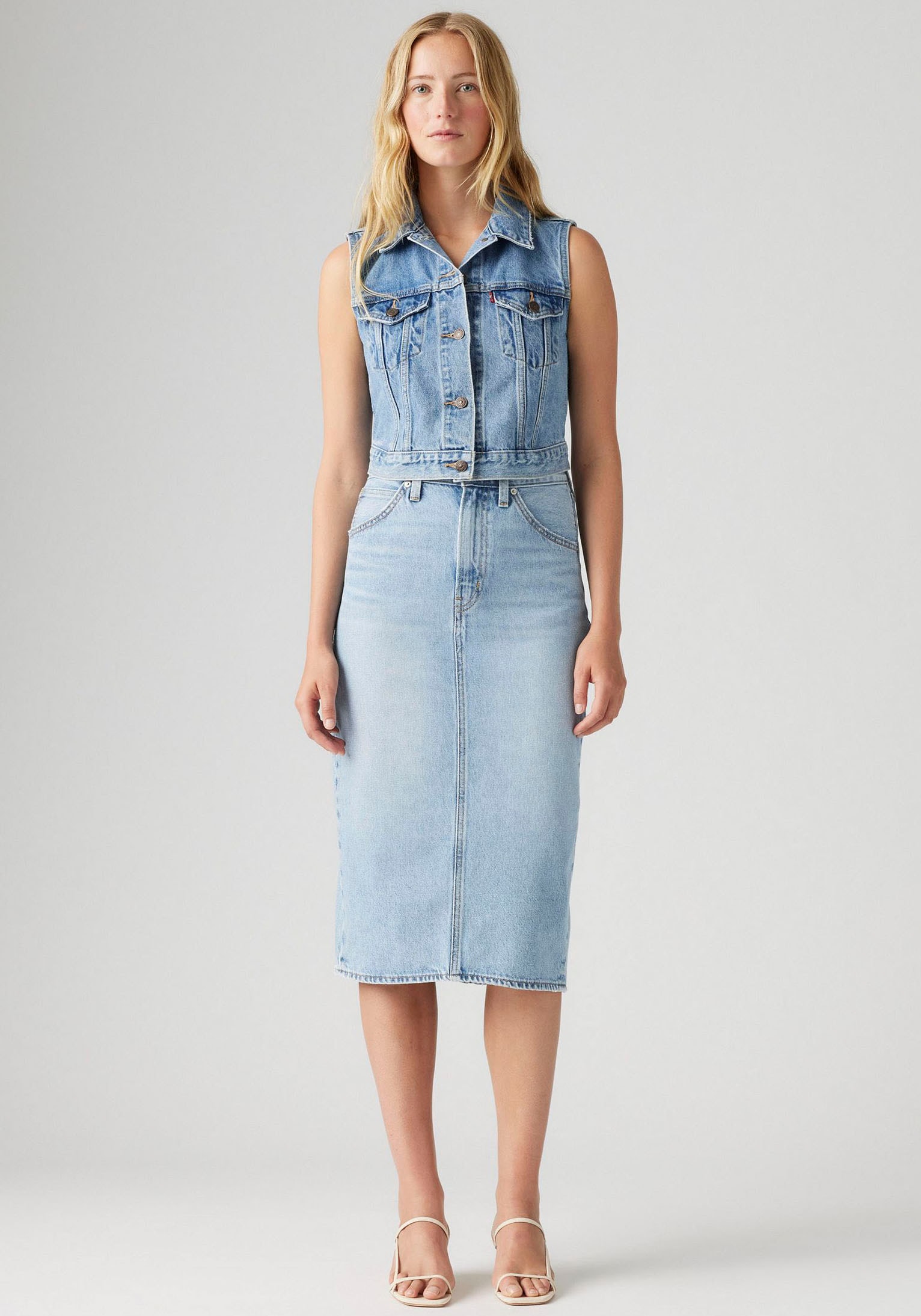 Levi's® Jeansrock »HR BACK SLIT SKIR« mit Schlitz hinten