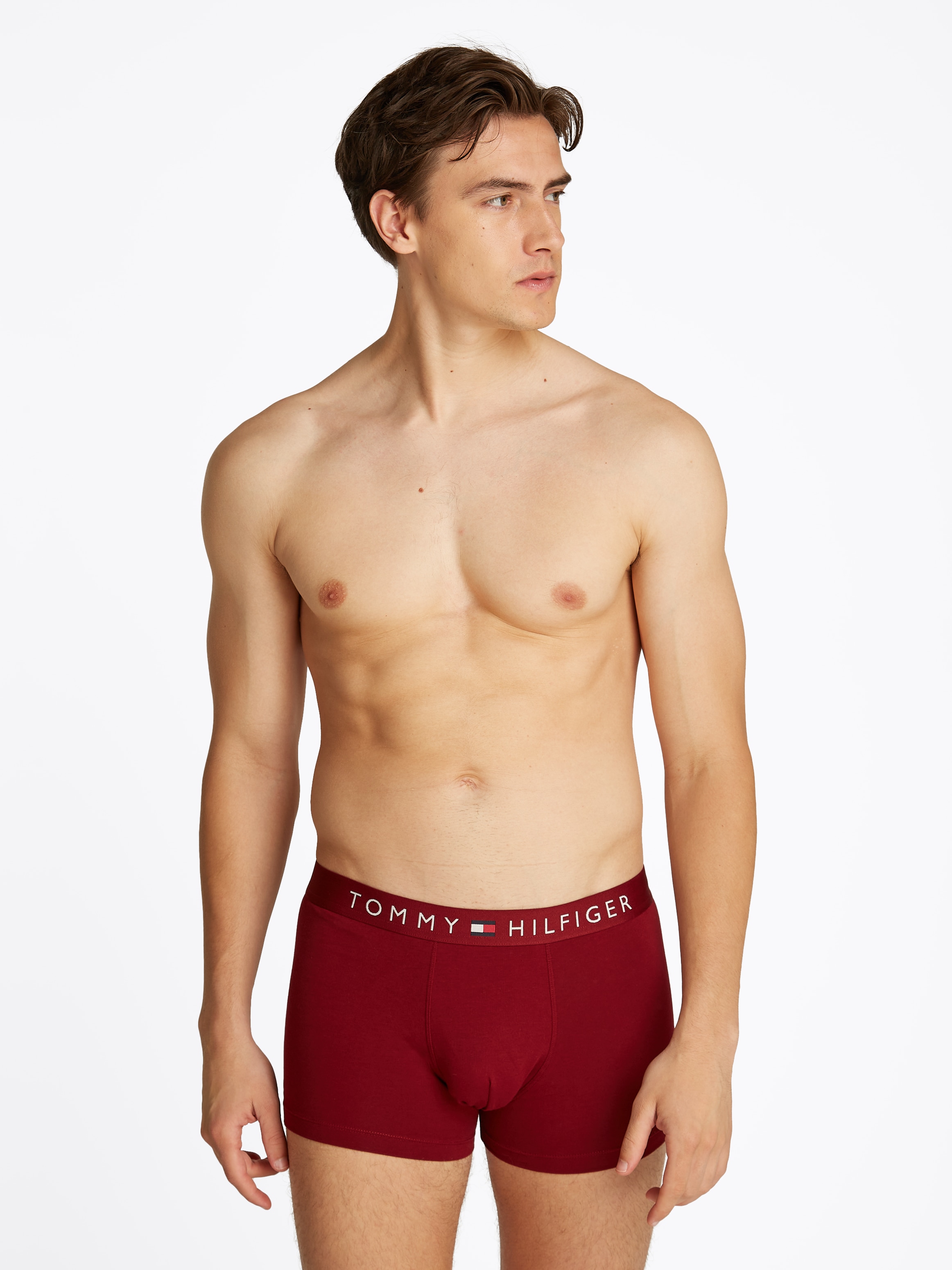 Tommy Hilfiger Underwear Trunk »3P TRUNK DTM«, (Packung, 3 St., 3er), mit Logobund