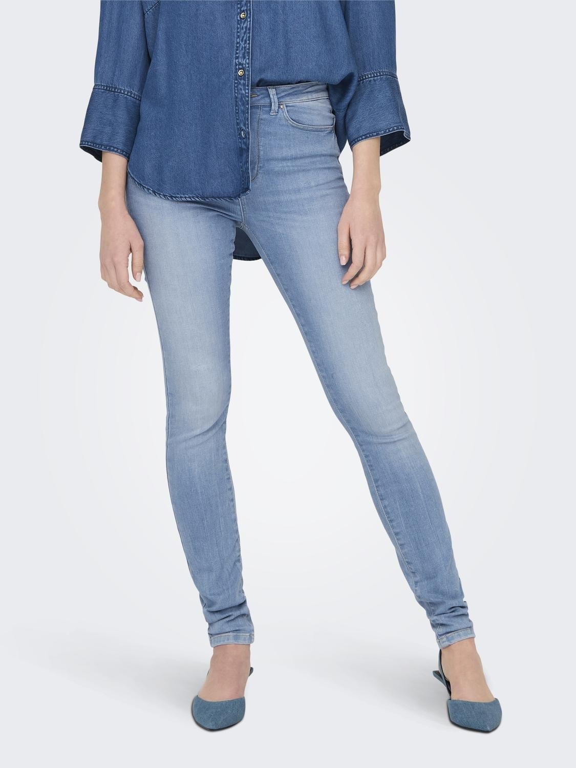 ONLY Skinny-fit-Jeans »ONLFOREVER HIGH HW SK DNM MAT359«