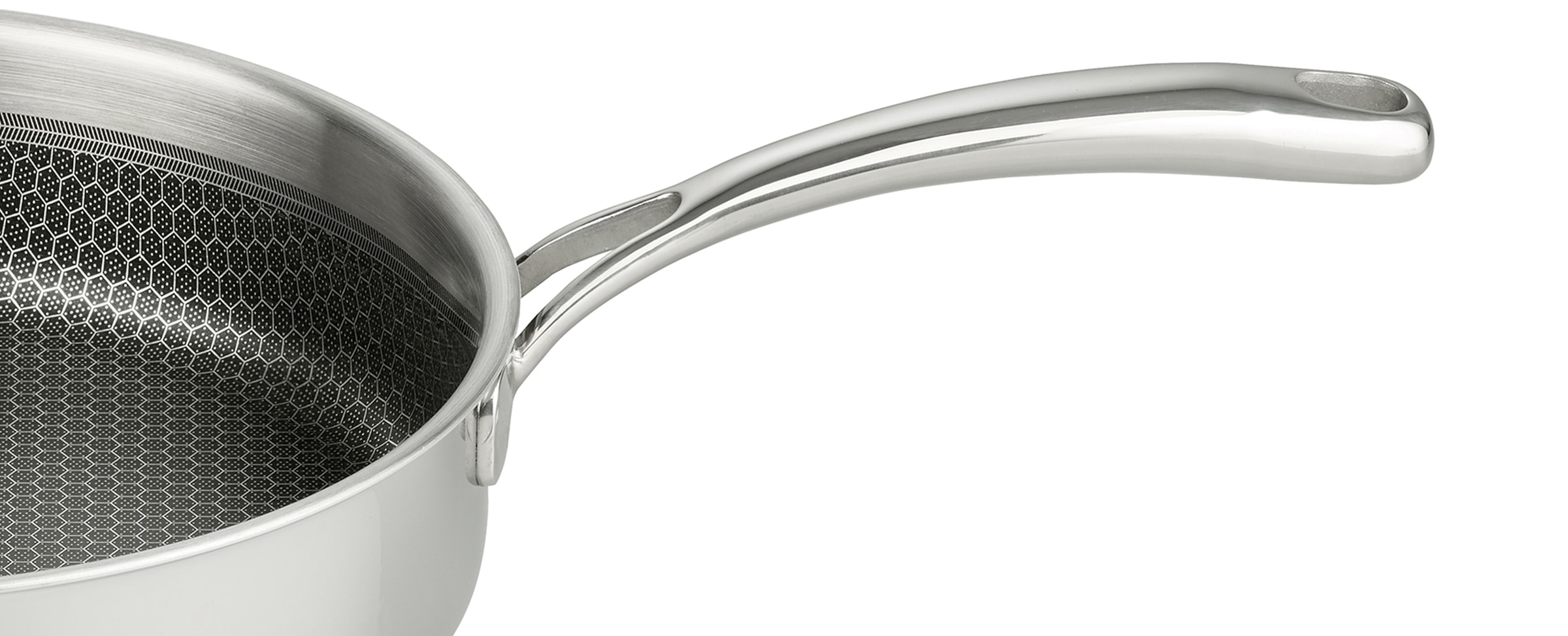 Elo Premium Schmorpfanne »Relief Evolution Schmorpfanne« Edelstahl 18/10 1 tlg. tlg. durchgehender Aluminium-Kern, außen magnetischer Edelstahl