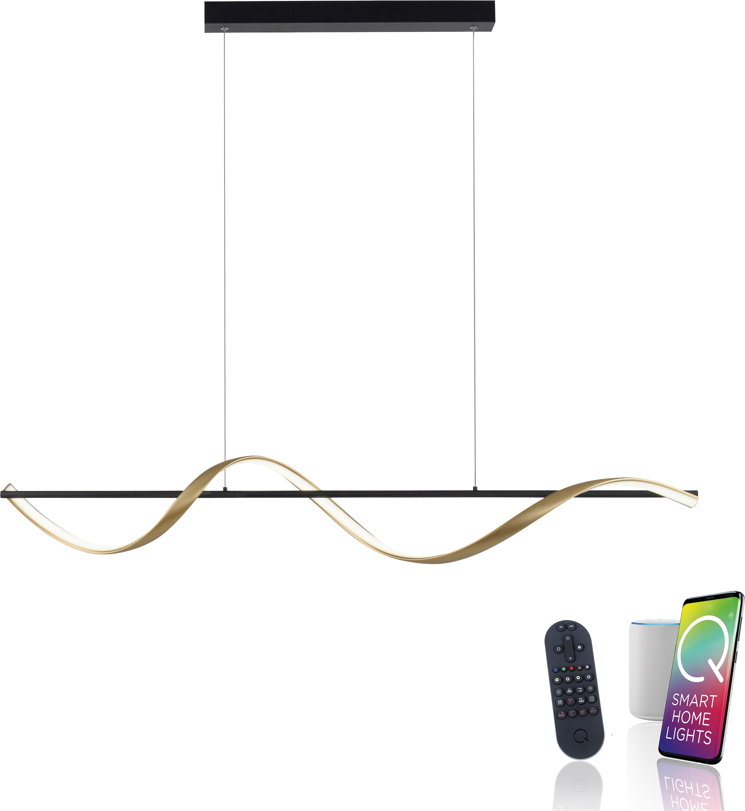 Neuhaus Q SMART HOME LIGHTS LED Pendelleuchte »Q-SWING« LED-Board 1 Stk. warmweiß - kaltweiß