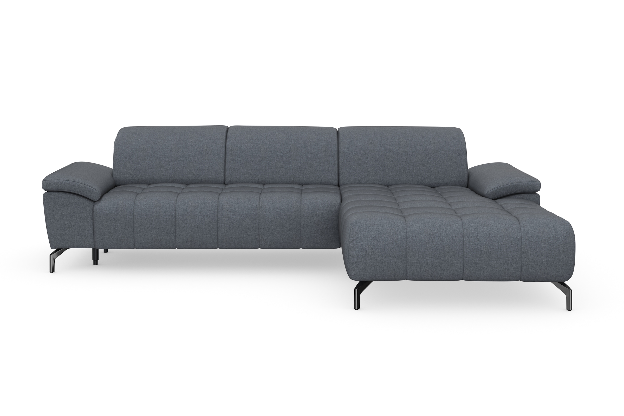 sit&more Ecksofa »Cool L-Form«, wahlweise mit Kopfteilverstellung und Vorziehsitz, motorisch