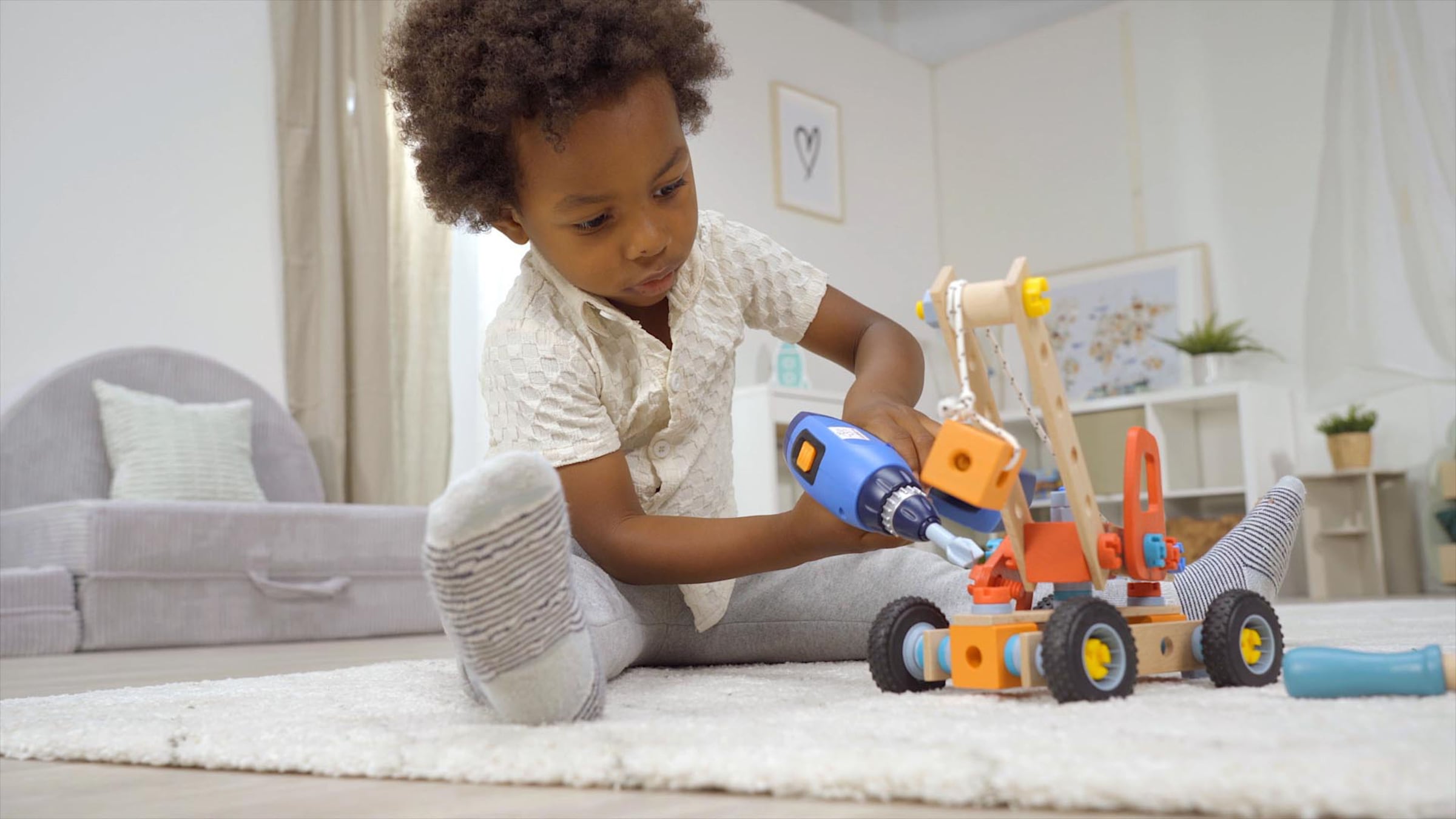 Eichhorn Konstruktionsspielsteine »Constructor Kranwagen«