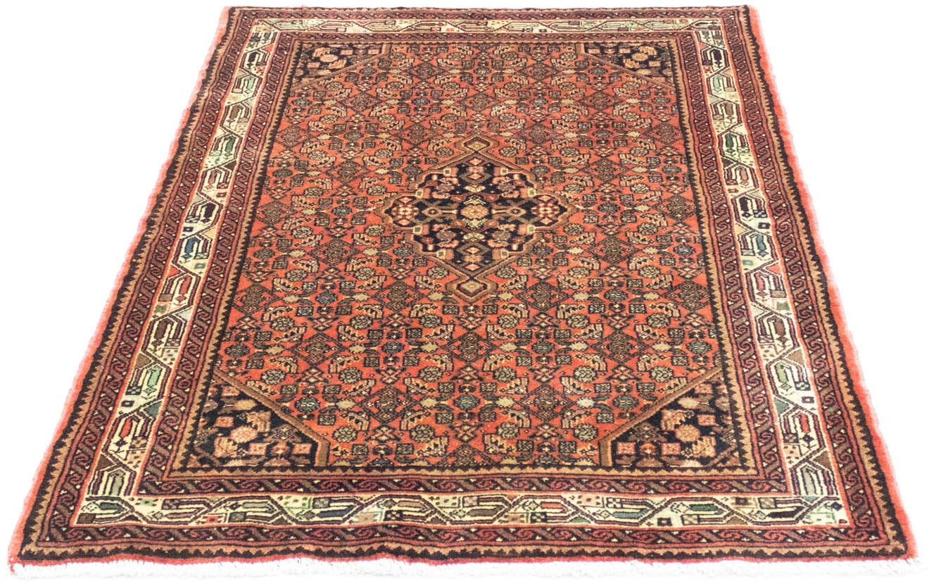 morgenland Wollteppich »Hosseinabad Teppich handgeknüpft braun«, rechteckig günstig online kaufen