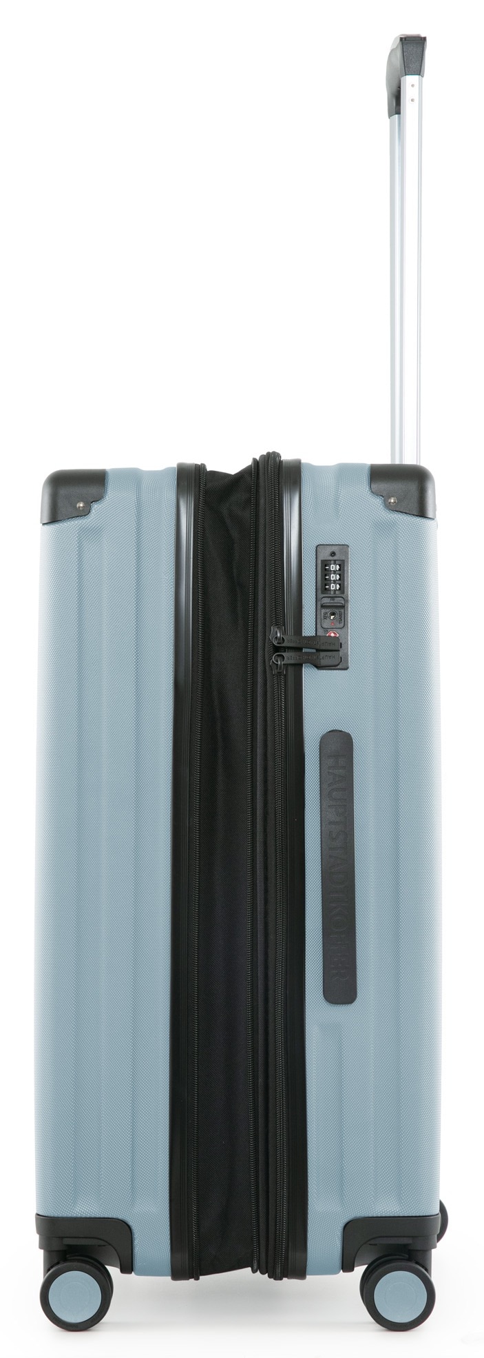 Hauptstadtkoffer Hartschalen-Trolley »Q-Damm, verschiedene Farben und Größen«, 4 Rollen, Hartschalenkoffer Reisekoffer Trolley mit TSA-Schloss