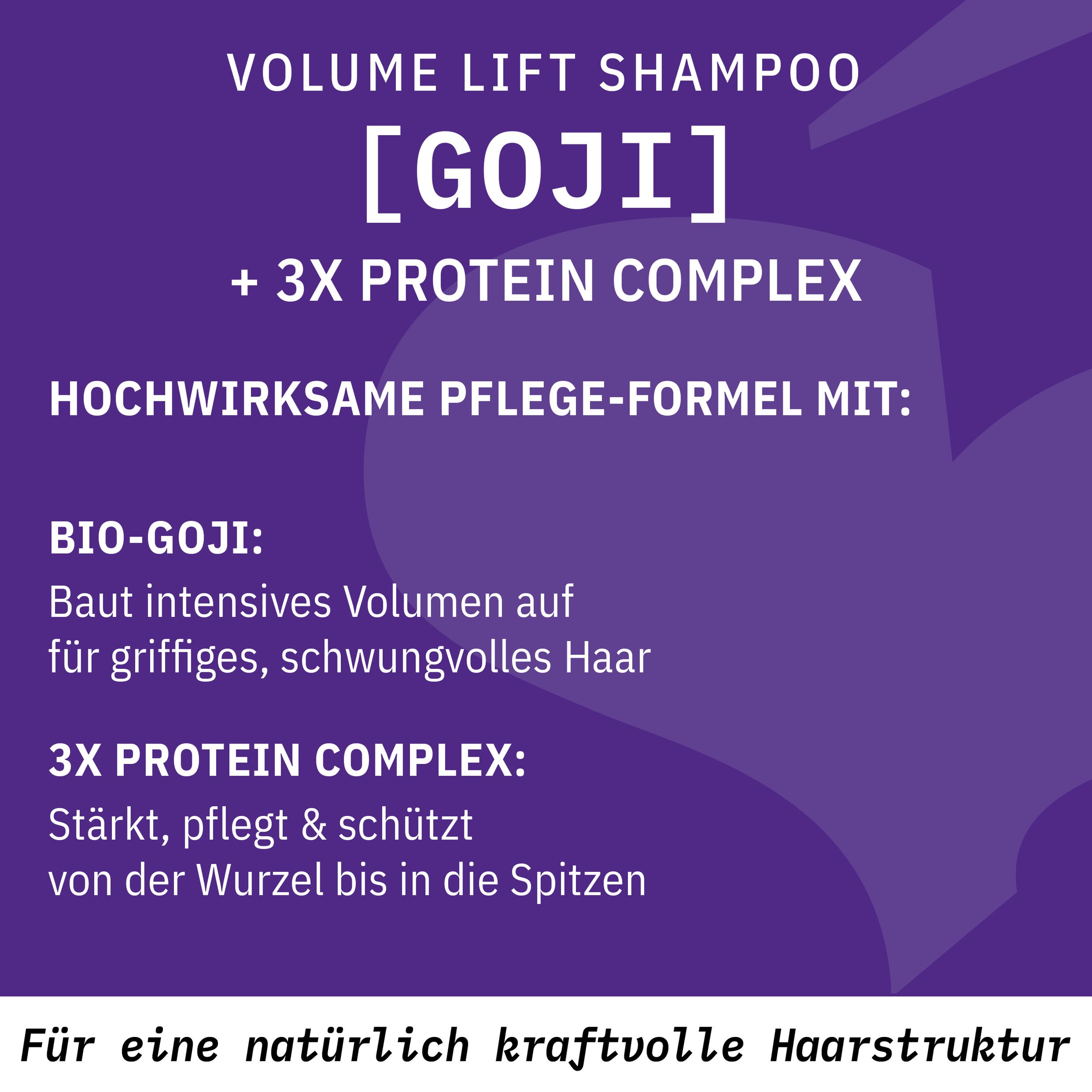 SANTE Haarshampoo »Volume Lift Shampoo Goji + 3-fach Protein Komplex« Haarshampoo, mit Gojibeerenextrakt