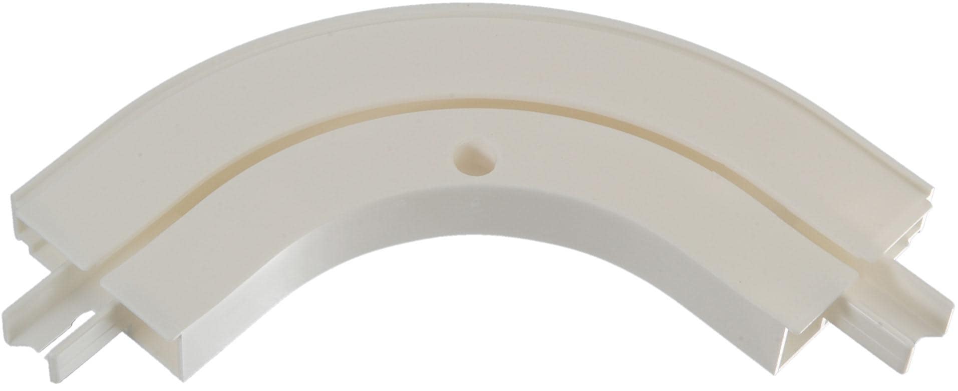 Liedeco Erker-Außenbogen 1 läufig-läufig Fixmaß weiß