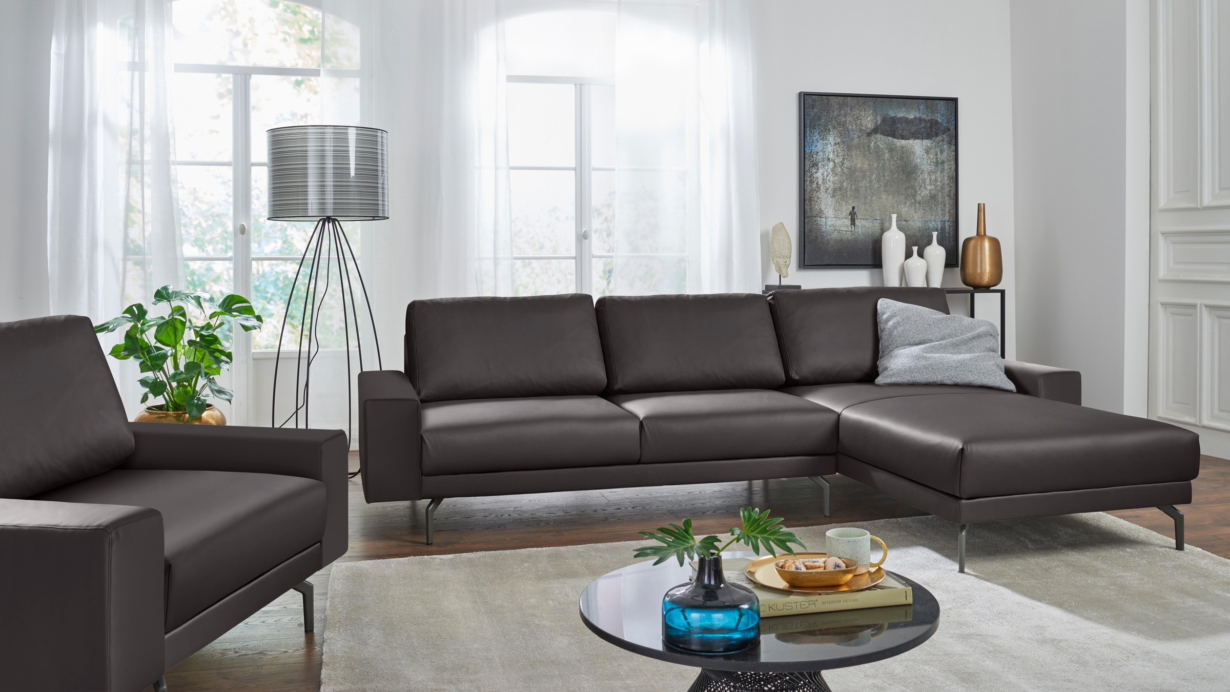 Creation BY ROLF BENZ Ecksofa »CR.450, Designecksofa, L-Form«, Armlehne bre günstig online kaufen