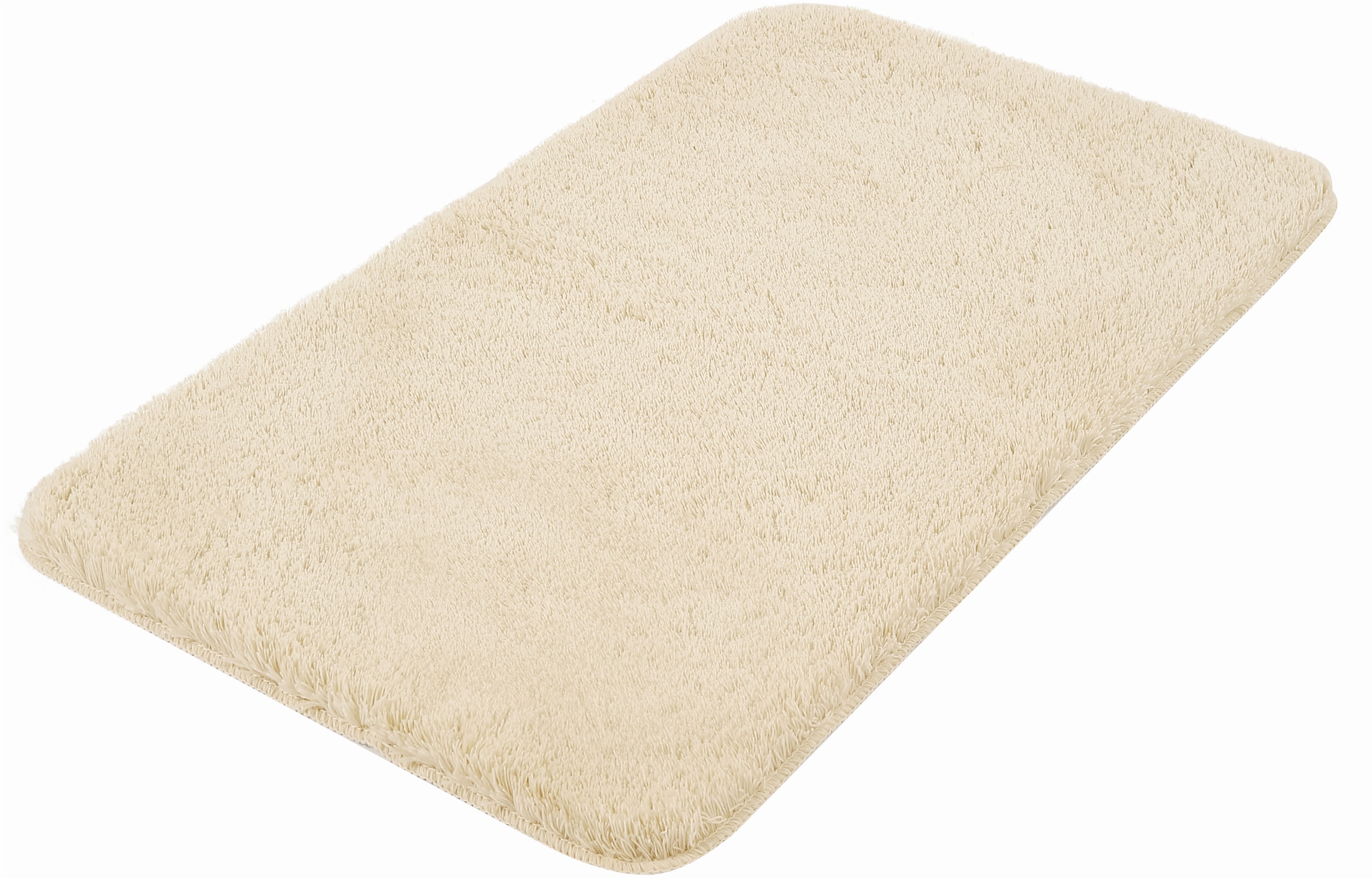 my home Badematte »Merida, Badvorleger, Badezimmer Teppich« Höhe 32 mm rutschhemmend beschichtet fußbodenheizungsgeeignet | schnell trocknend | strapazierfähig Badteppich, Uni Farben, rechteckig, rund & als 2-tlg. Set erhältlich