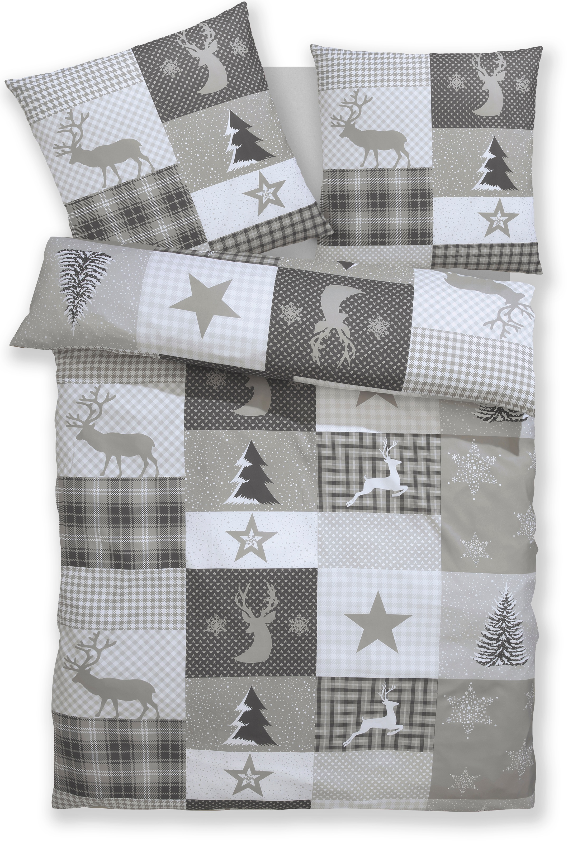 Home affaire Bettwäsche »Nicholas«, Weihnachtsbettwäsche, Winter
