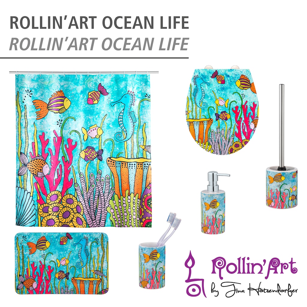WENKO Duschvorhang »Rollin'Art Ocean Life«