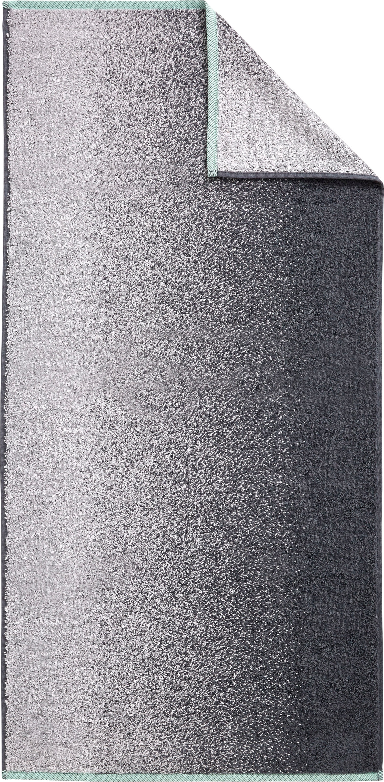 Dyckhoff Handtuch Set »Cool Mint Gradient« Set 3 Stk. Walkfrottier mit Farbverlauf, 1 Duschtuch (70x140cm), 2 Handtüchern (50x100cm)