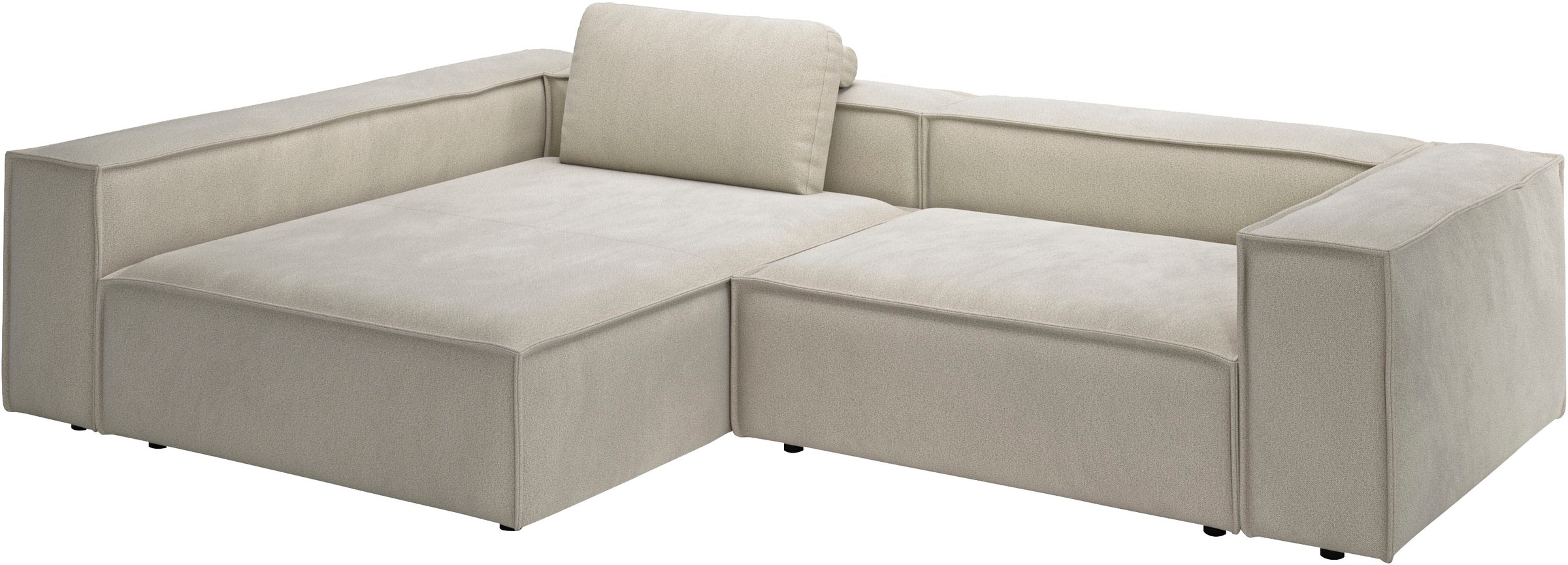 Places of Style Ecksofa »Watertown, moderne XXL L-Form, 306 cm breit«, Komfortabel mit tiefer Sitzfläche – ideal für große Wohnräume