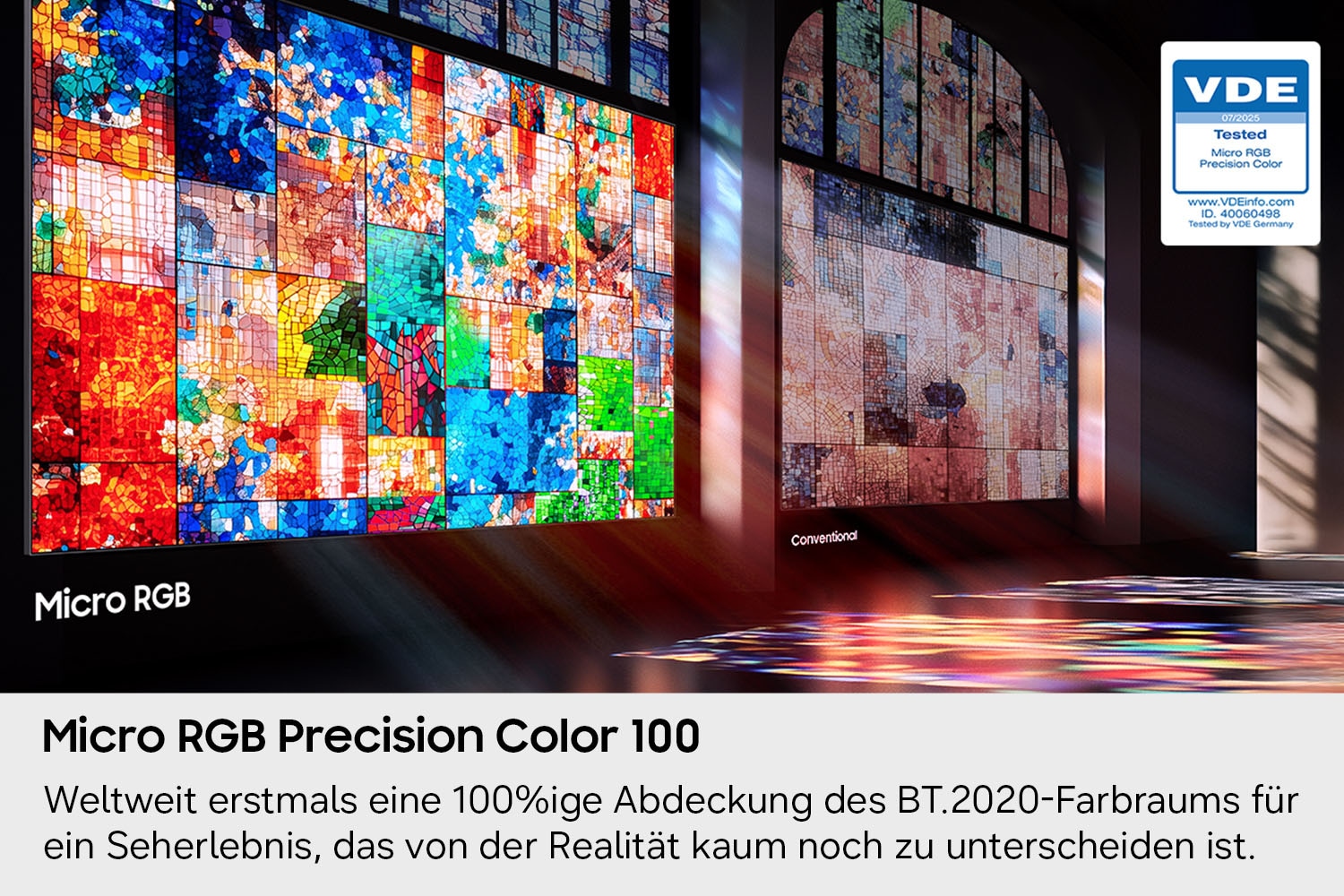 Samsung LCD-LED Fernseher »GMR65R85HAU« 163 cm/65 ″ Smart-TV Micro RGB, 100% BT.2020 Farbraum, Motion Xcelerator 144Hz, Dolby Atmos