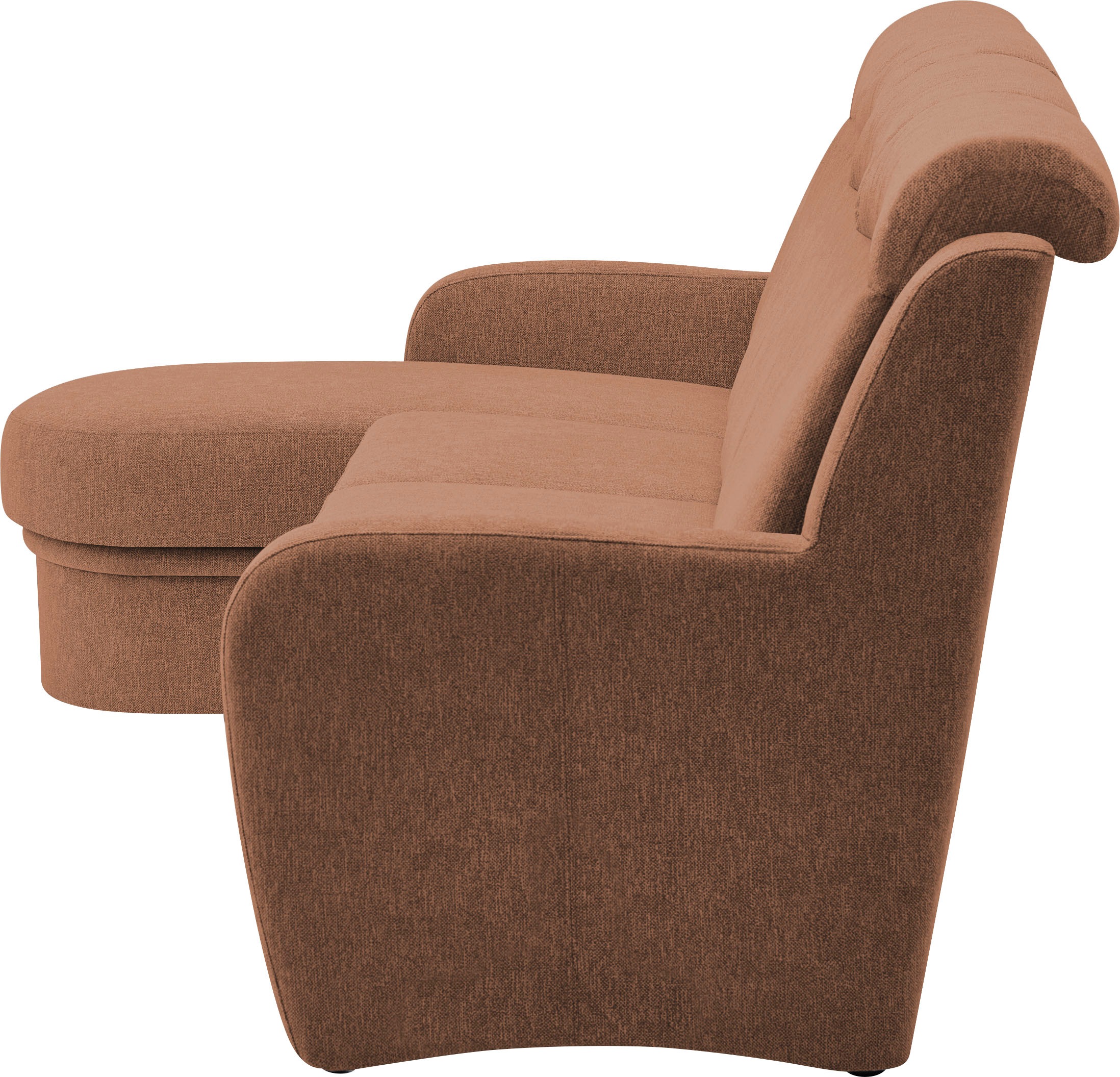 VILLA BECK Ecksofa »Varese L-Form«, (2 St.), Kopfteilverstellung, wahlweise mit Sitzvorzug, in Sitzhöhe 49 cm