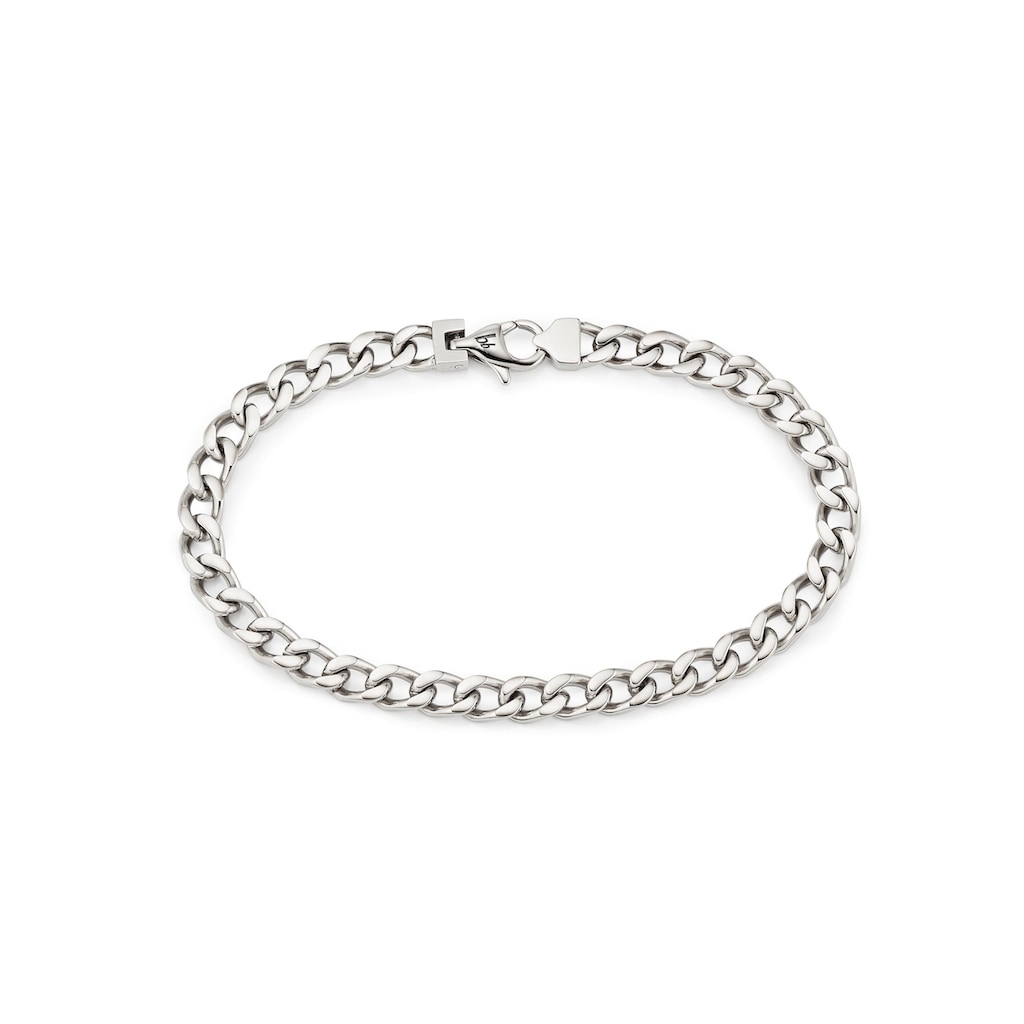 Bruno Banani Edelstahlarmband »Schmuck Geschenk, Armkette Panzerkette Silber«