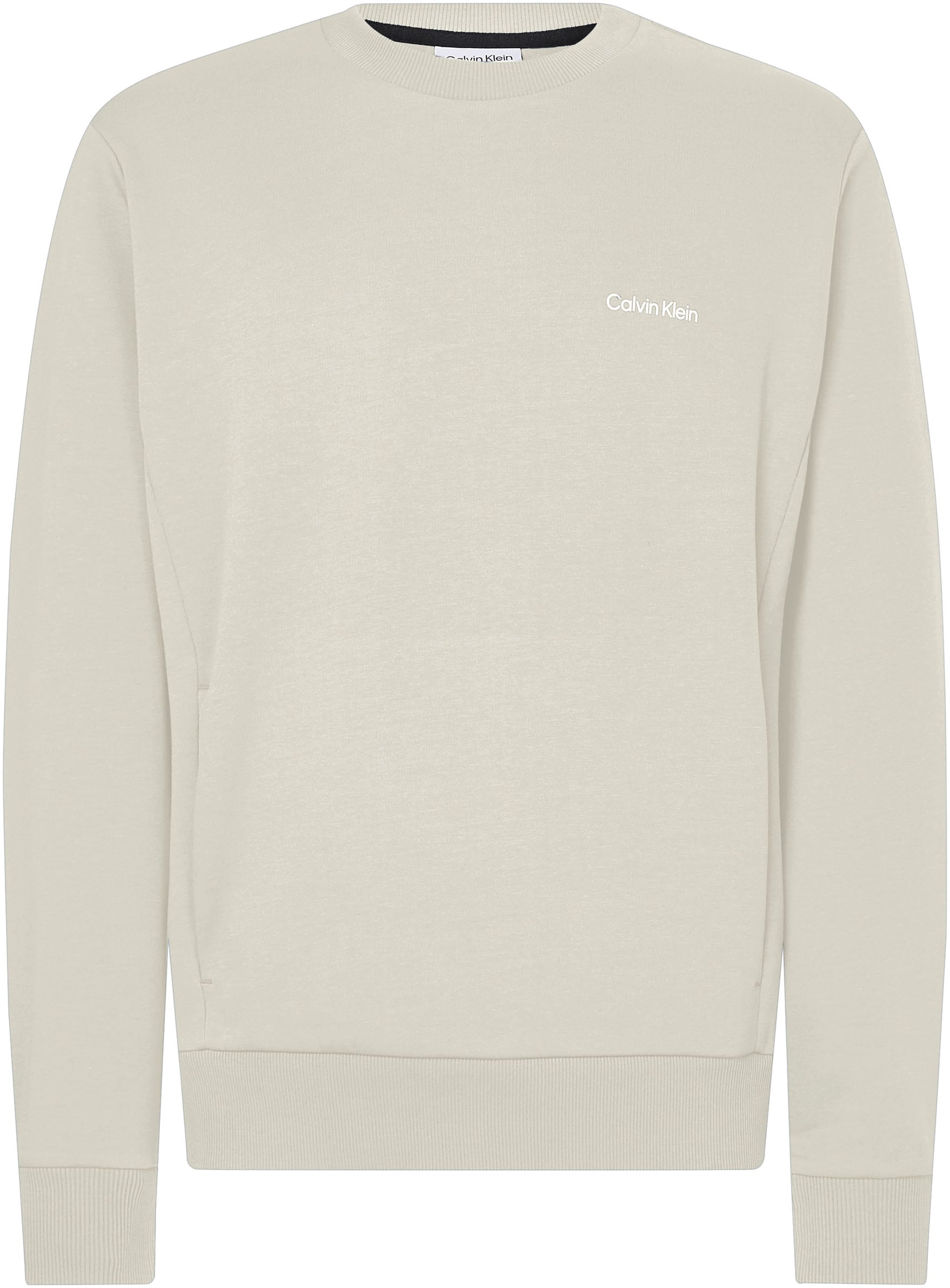 Calvin Klein Sweatshirt »MICRO LOGO REPREVE SWEATSHIRT« mit halsnahmen Rundhalsausschnitt