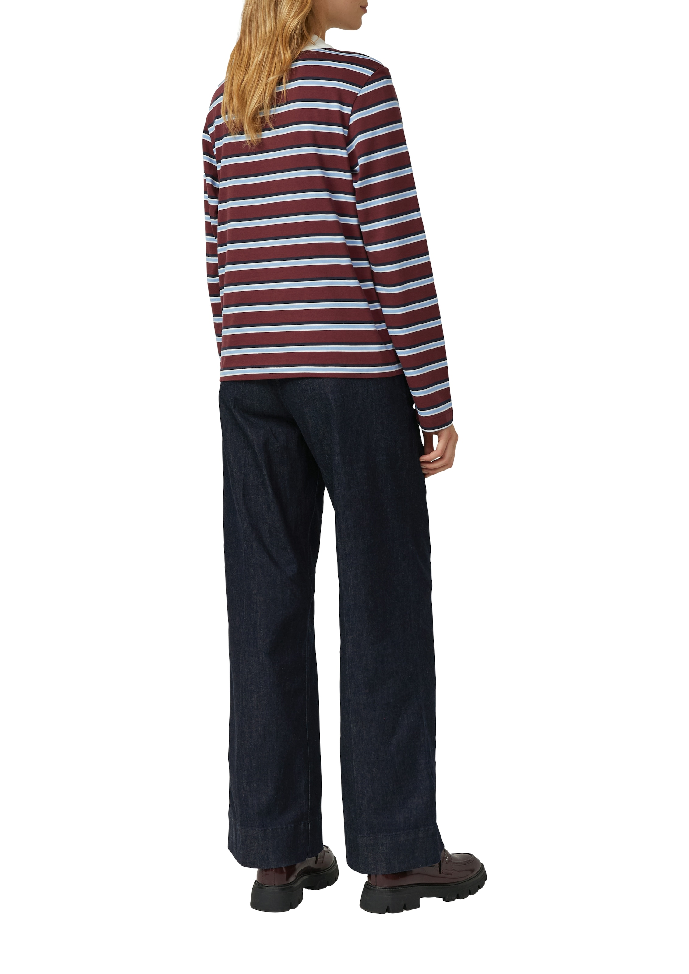 s.Oliver Poloshirt, Langarm, mit Streifen
