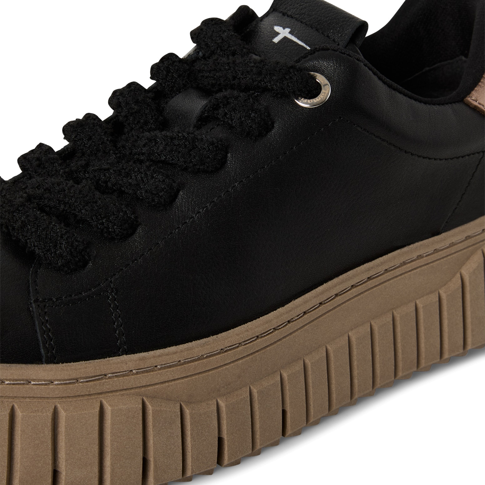 Tamaris Plateausneaker  Freizeitschuh, Halbschuh, Schnürschuh mit Eye-Catcher Plateau