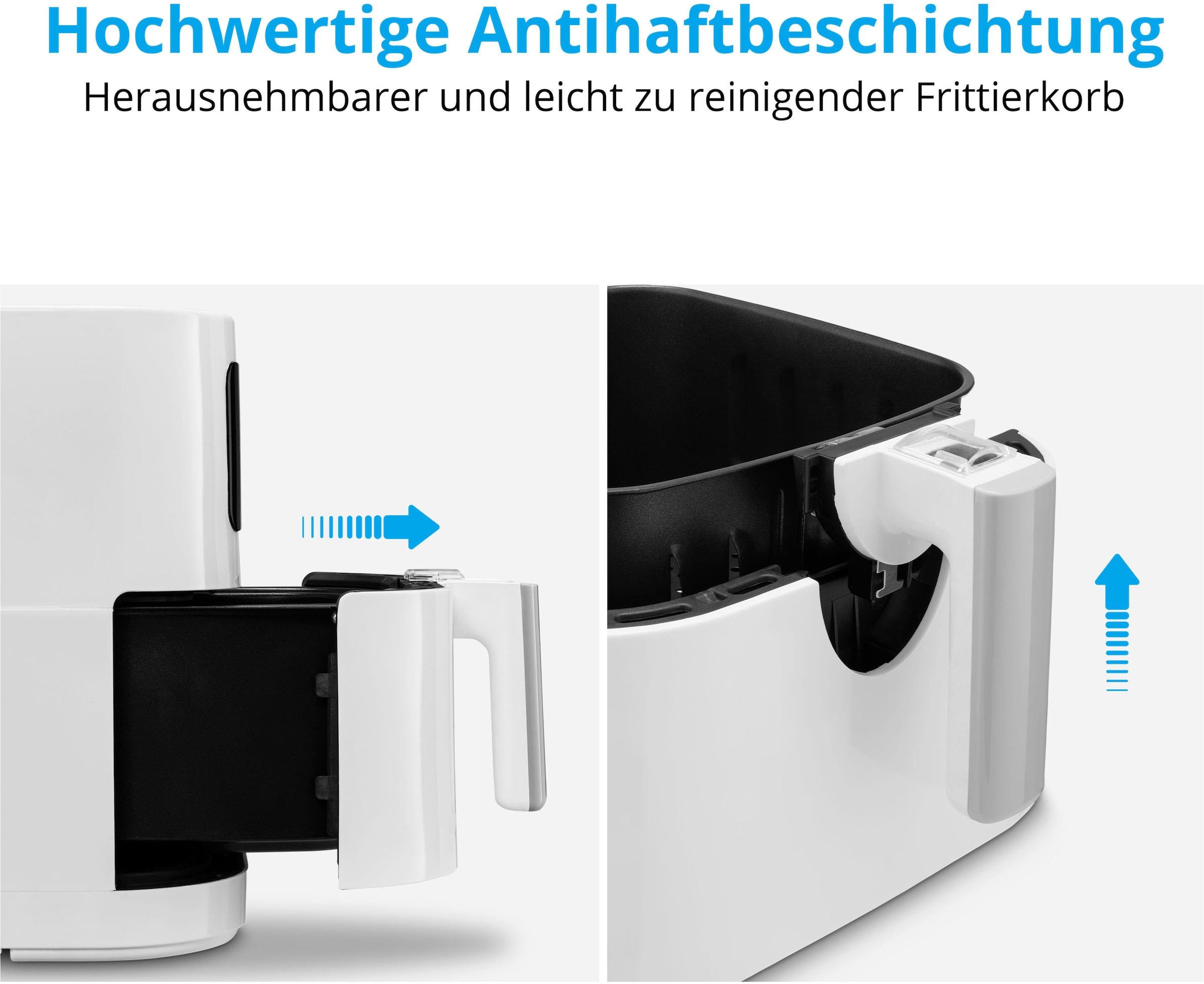 Medion® Heißluftfritteuse »MD 11740 E40 XL«, 2000 W, digitales Bedienfeld, 9 Automatikprogramme