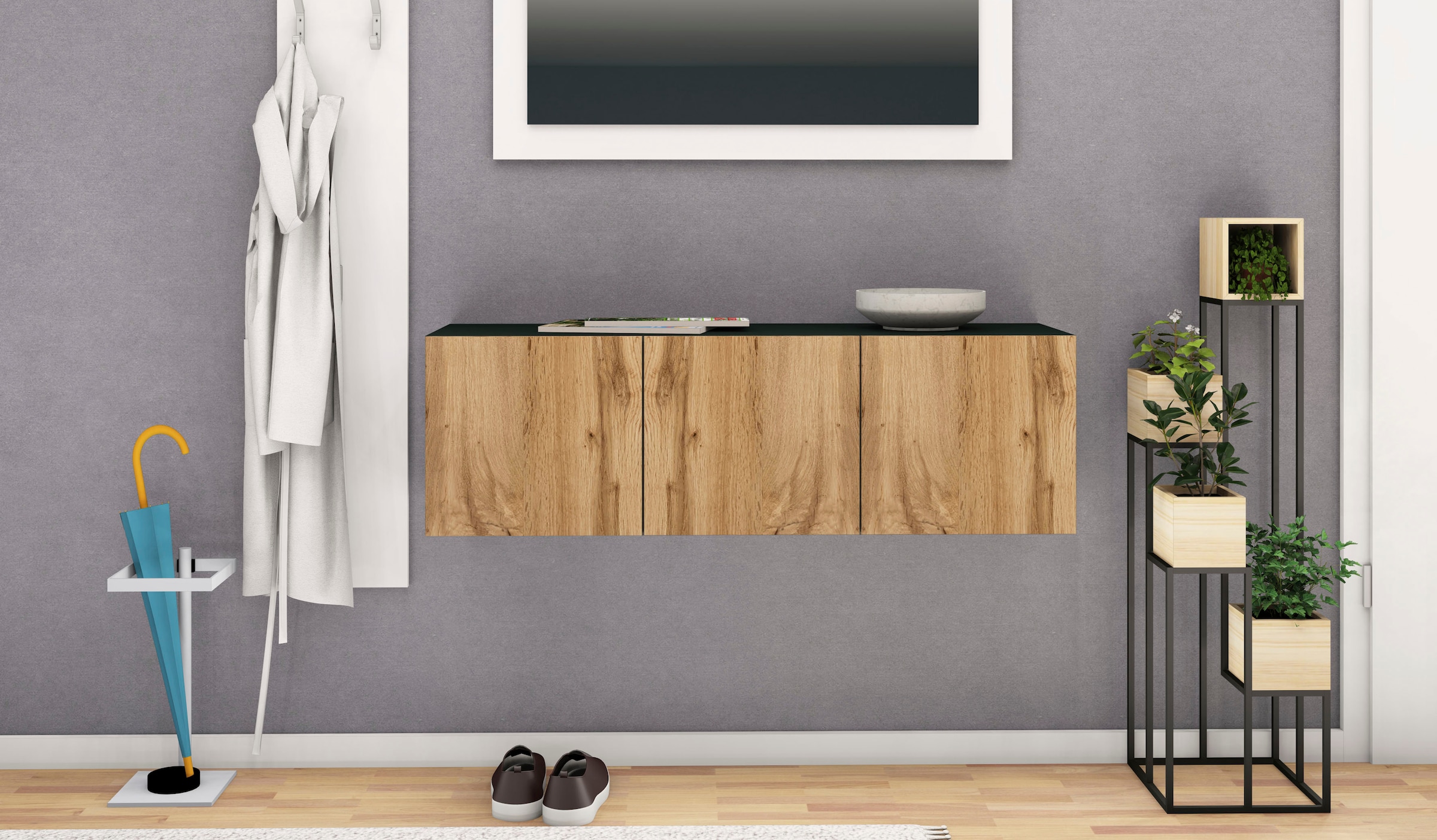 borchardt Möbel Lowboard »Vaasa«, Breite 114 cm, nur hängend auf Raten  kaufen