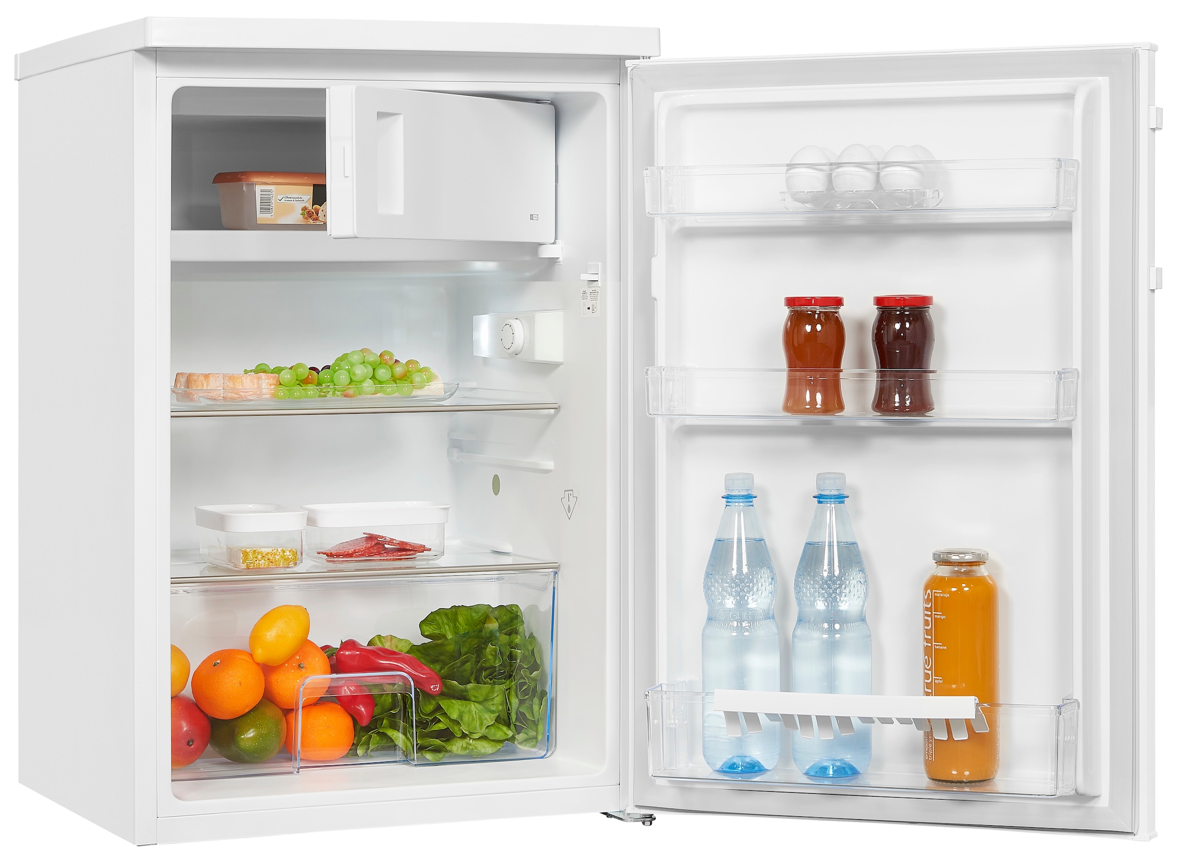exquisit Kühlschrank »KS16-4-H-010E weiss«, 120 L Volumen, 4 Sterne Gefrieren