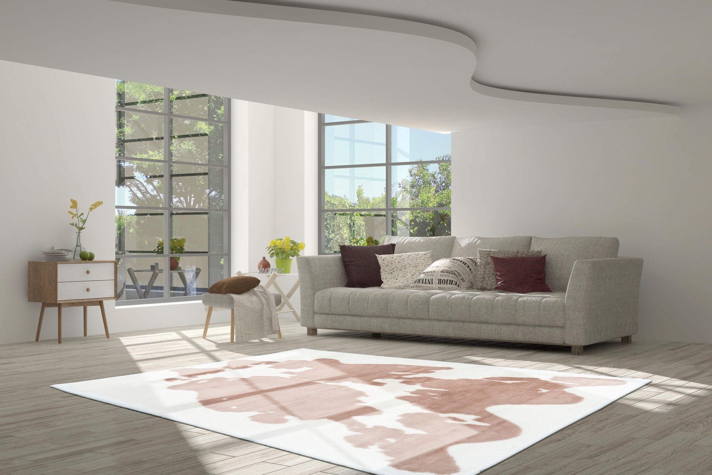 calo-deluxe Hochflor-Teppich »Vogesen 500«, rechteckig, 30 mm Höhe, weiche Haptik, Wohnzimmer
