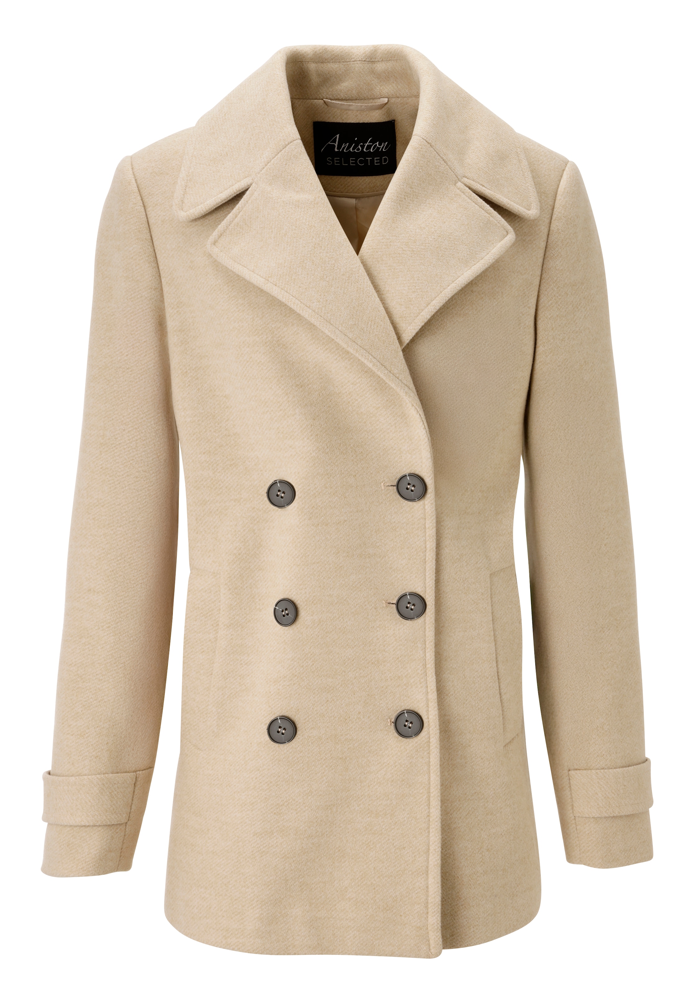 Aniston SELECTED Cabanjacke, ohne Kapuze, mit breitem Reverskragen - NEUE KOLLEKTION