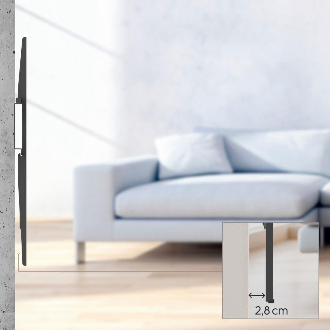 Hama TV-Wandhalterung »Halterung neigbar, 94 - 304,8 cm (37" - 120"),43", 50", 55", 65", 75"«, bis 305 cm Zoll