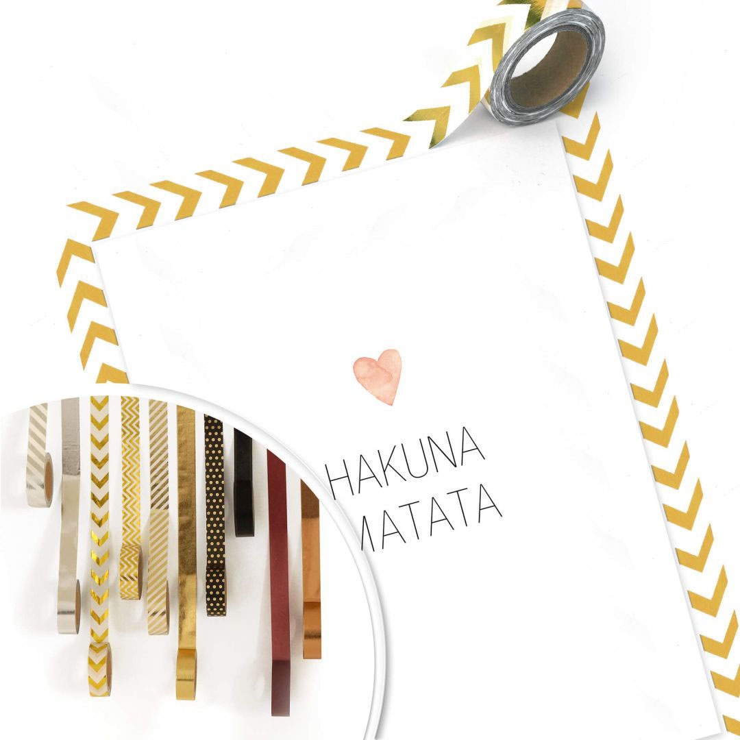 Wall-Art Poster »Hakuna Matata«, Schriftzug, (1 St.), Poster ohne Bilderrahmen