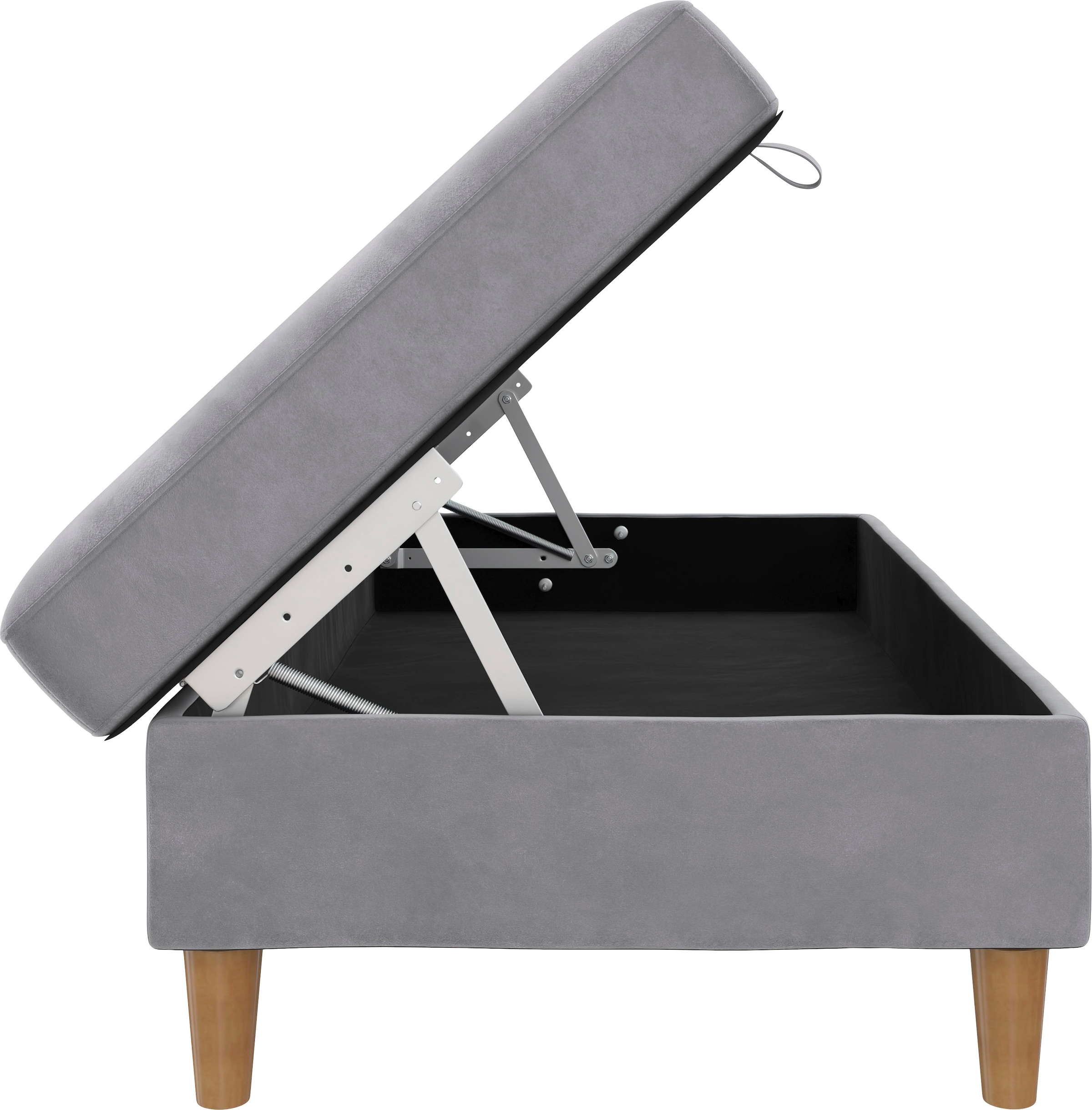 Dorel Home Stauraumhocker »Lilly«, (1 St.), mit Stauraum, frei in Raum stellbar, Sitzhöhe 43 cm