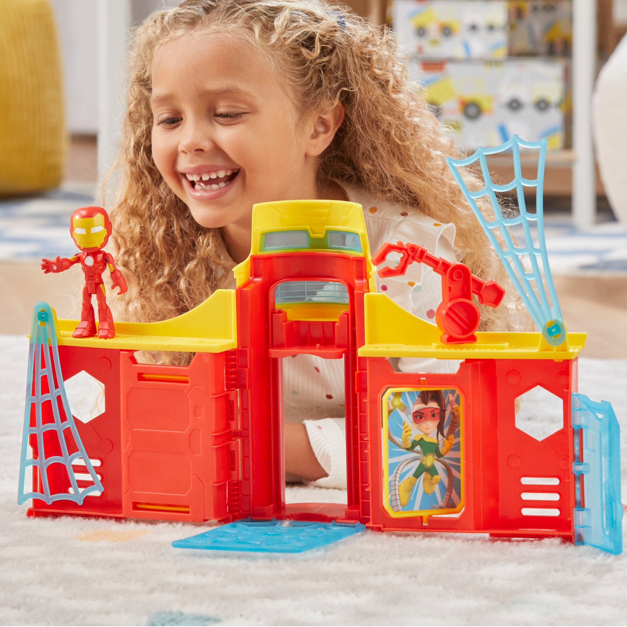 Hasbro Spielwelt »Marvel Spidey und seine Super-Freunde, Iron Mans Turm«, inklusive Figur