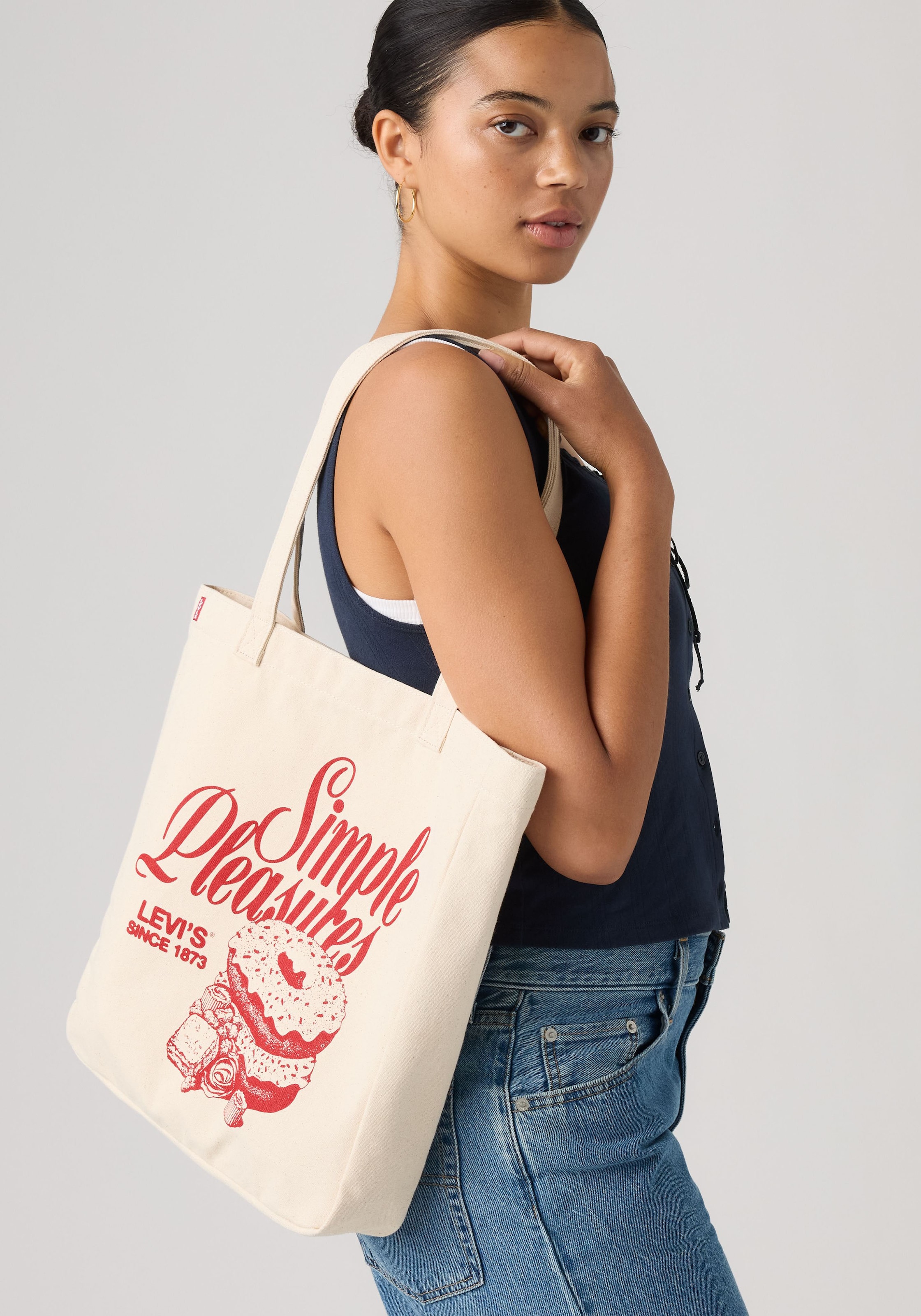 Levi's® Shopper »EVERYDAY GRAPHIC TOTE« Beuteltasche - ideal für Einkäufe, Shopping & Alltag