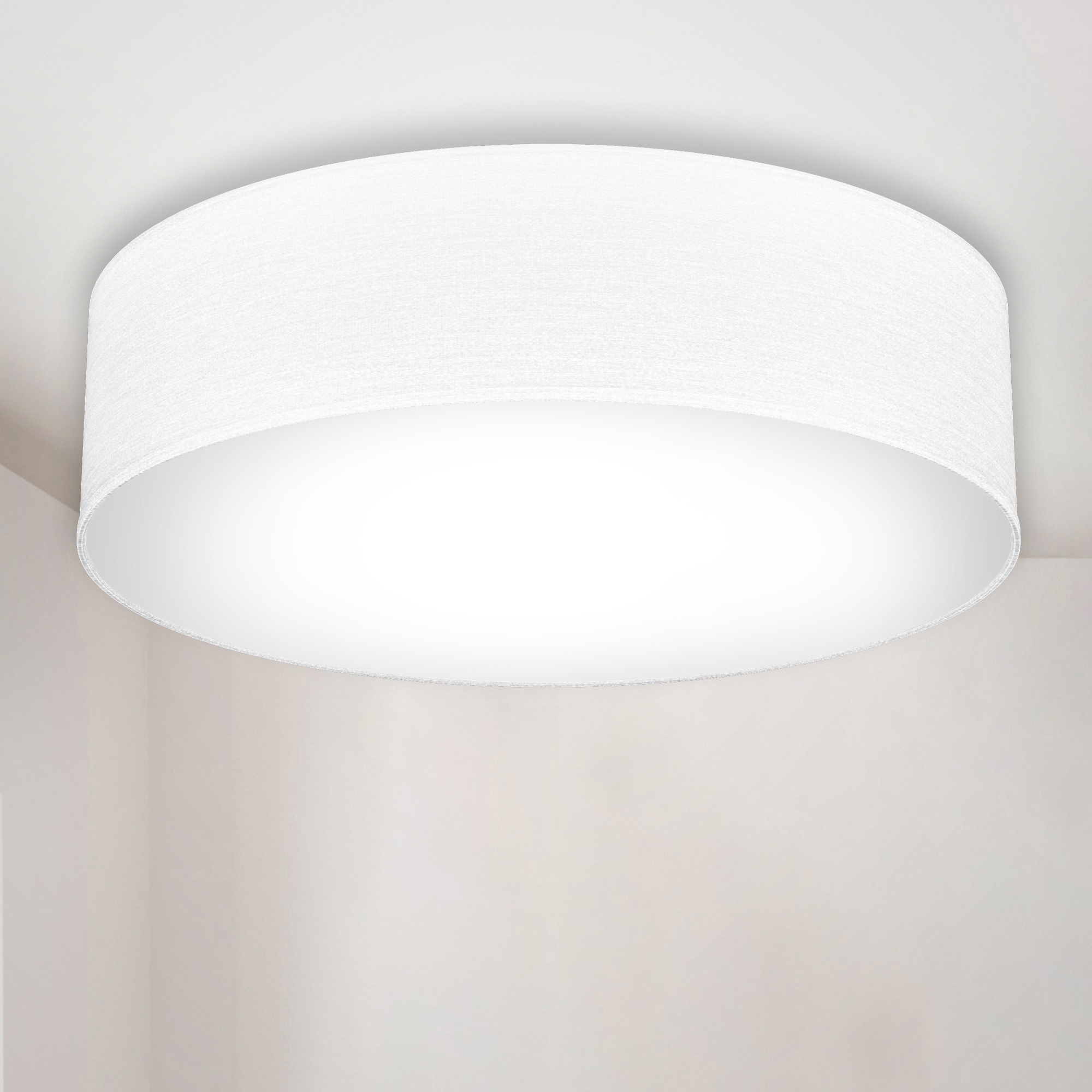B.K.Licht LED Deckenleuchte, 2 flammig, Leuchtmittel E27   ohne Leuchtmitte günstig online kaufen
