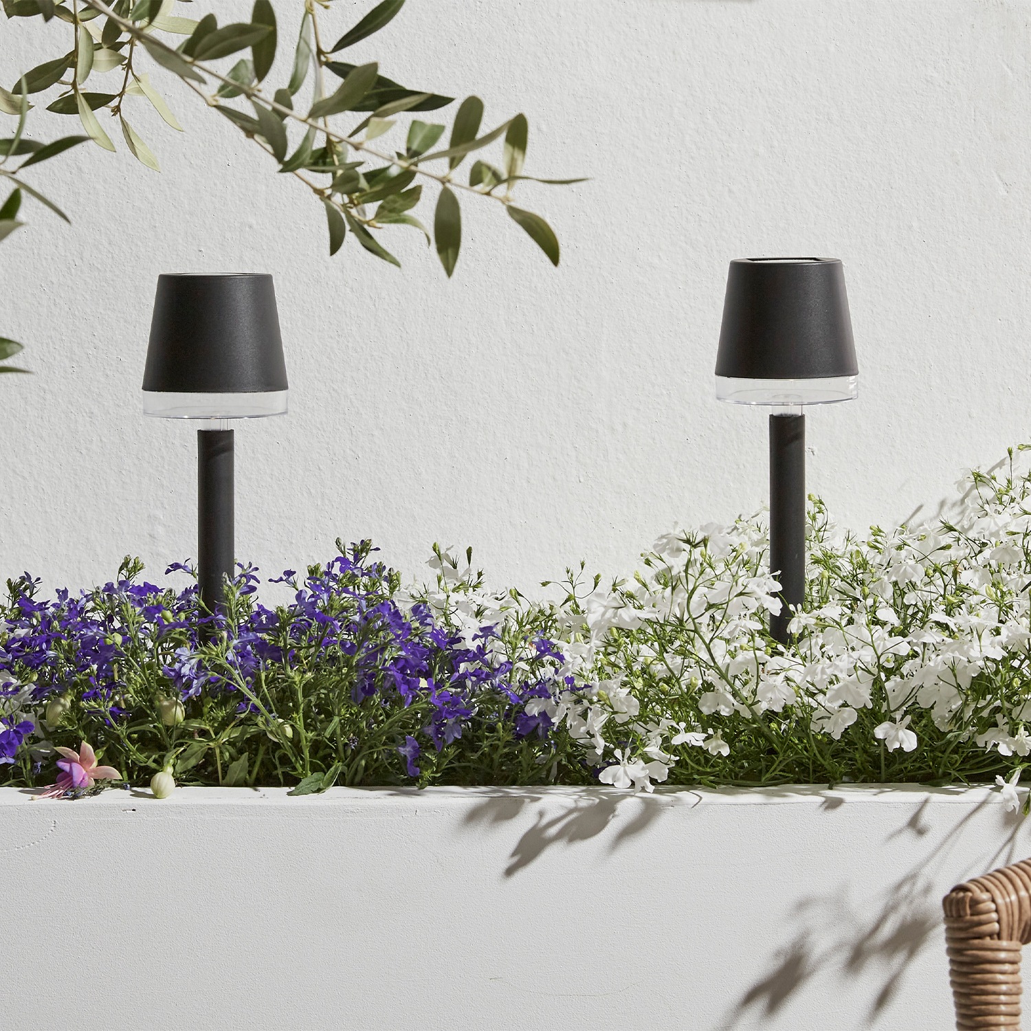 LUXFORM Gartenleuchte »Solar-Gartenlampe - Cala d'Or - 4 Stück«, Leuchtmitt günstig online kaufen