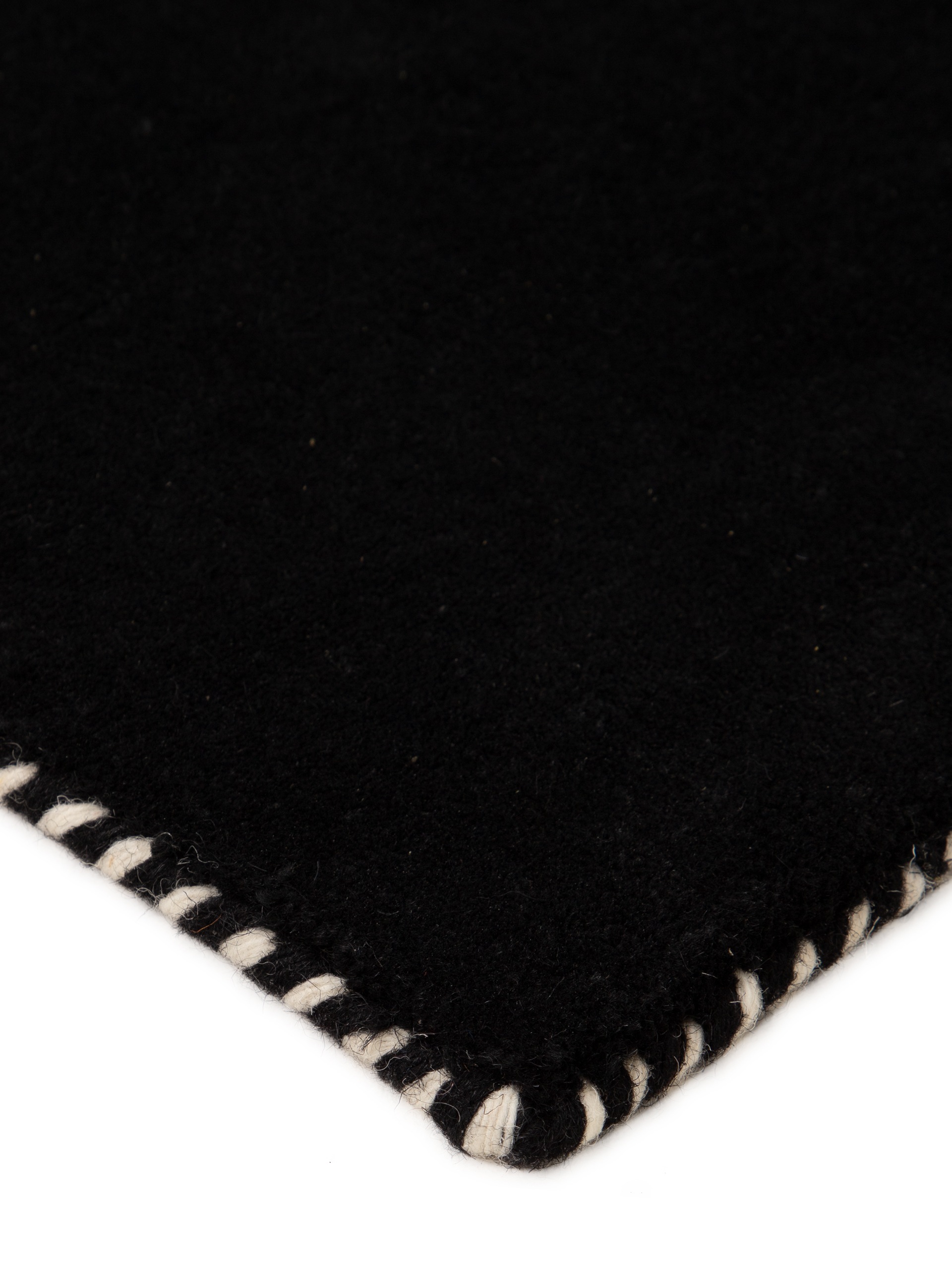 carpetfine Wollteppich »Gabbeh Lola Uni«, rechteckig, 14 mm Höhe, mit natürlichem Pflanzenmaterial von Hand gewebt, auch in Rund