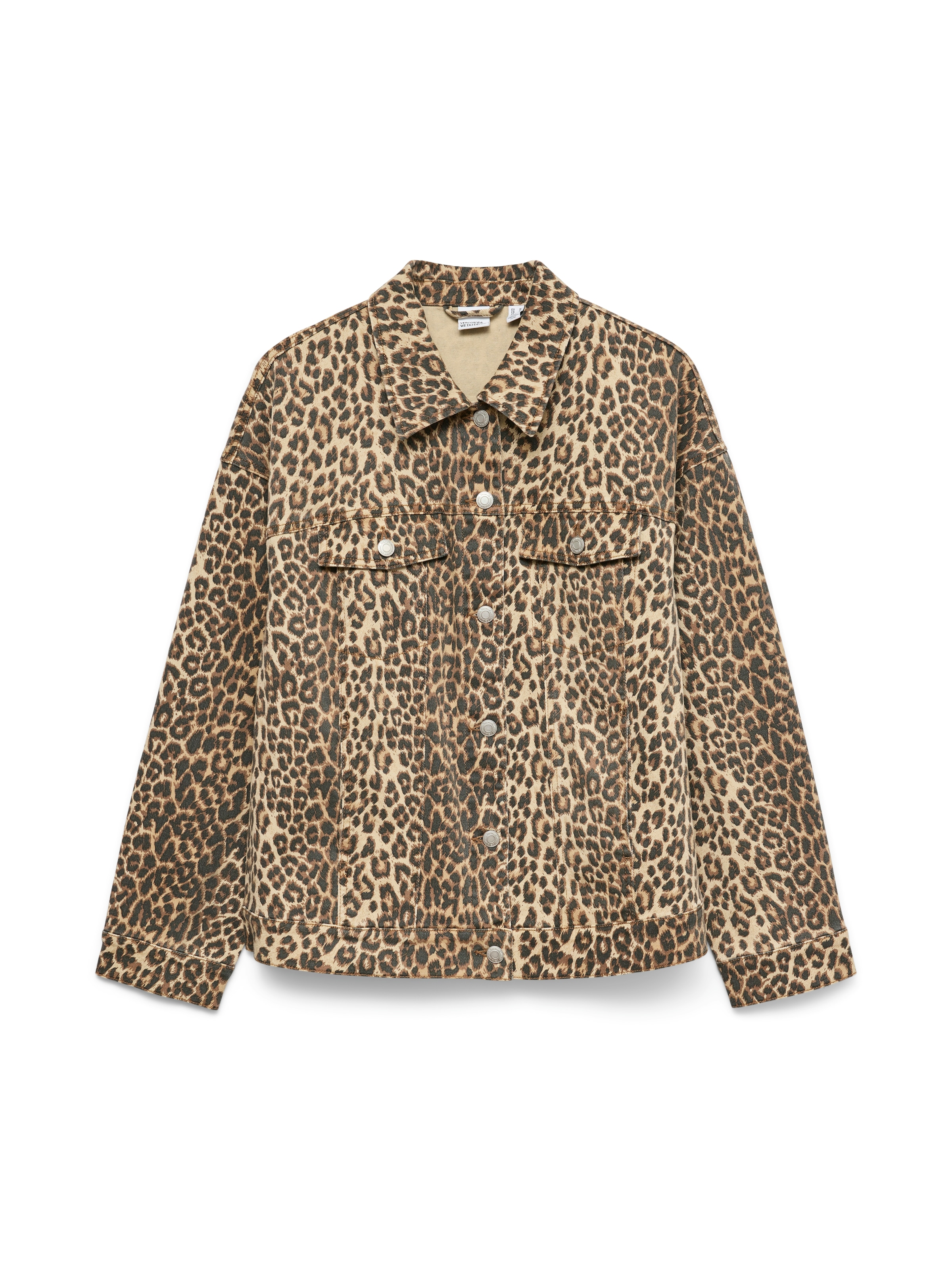 Vero Moda Kurzjacke »VMTESSA LS OVERSIZE DNM AOP JACKET NOOS« mit Animal-Print