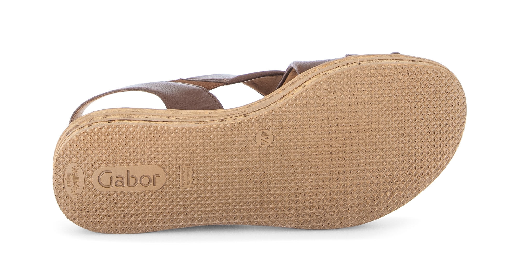 Gabor Keilsandalette  Plateau, Riemchensandale, Sommerschuh mit Zierschnalle