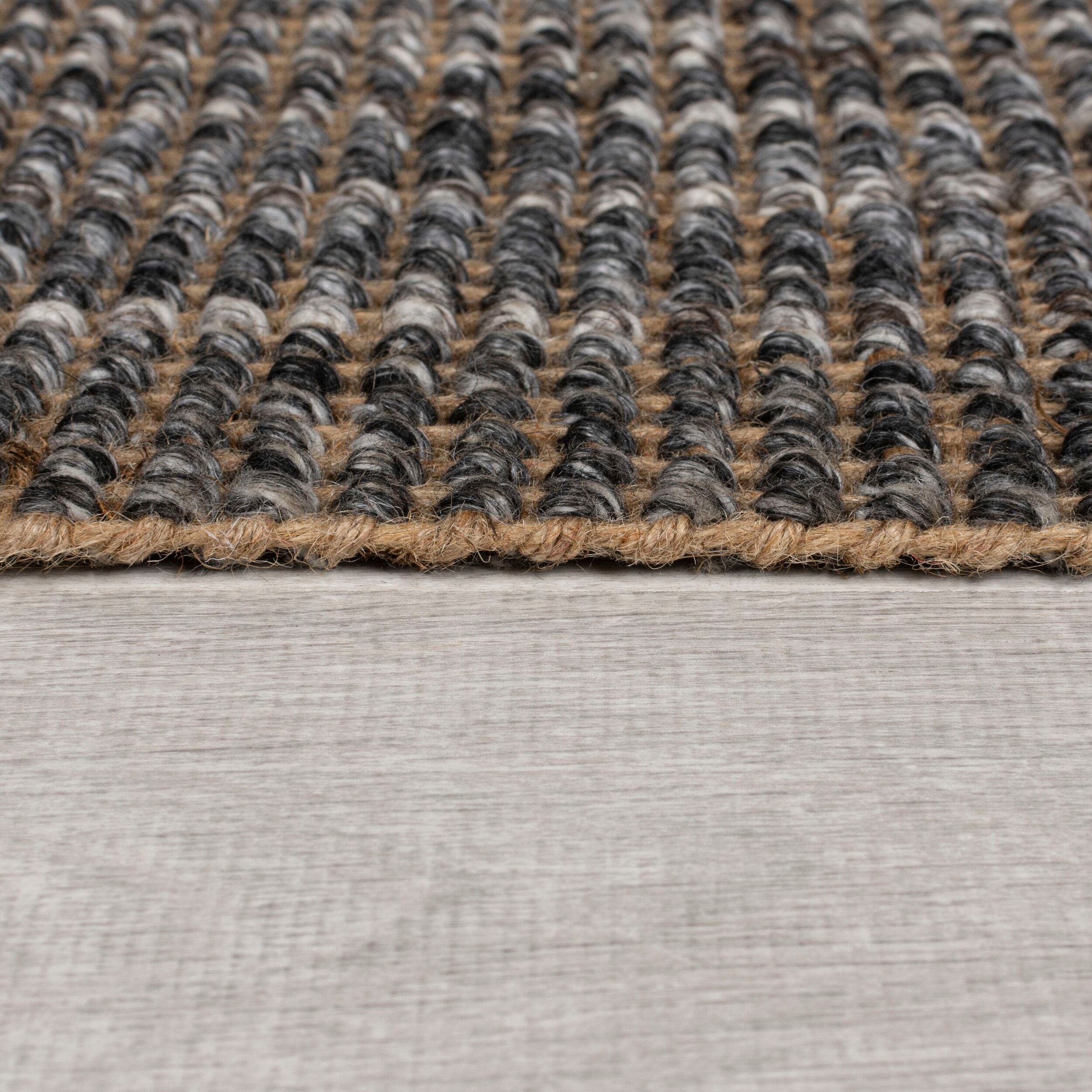 FLAIR RUGS Läufer »Jute Ombre«, rechteckig, 8 mm Höhe