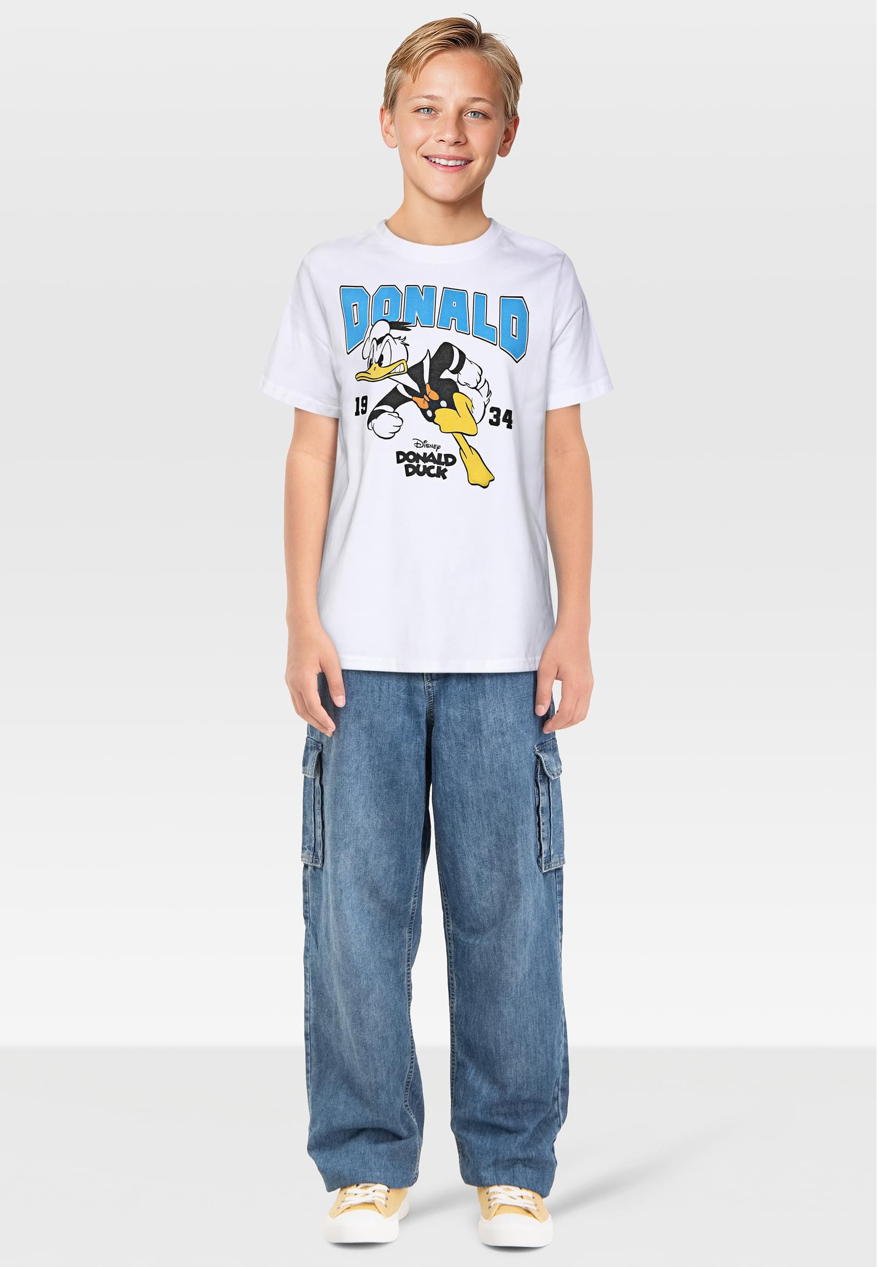 MisterTee T-Shirt »MisterTee T-Shirt 2 Pack- kurzarm - Donald & Ducktales« 1 Stk. tlg.