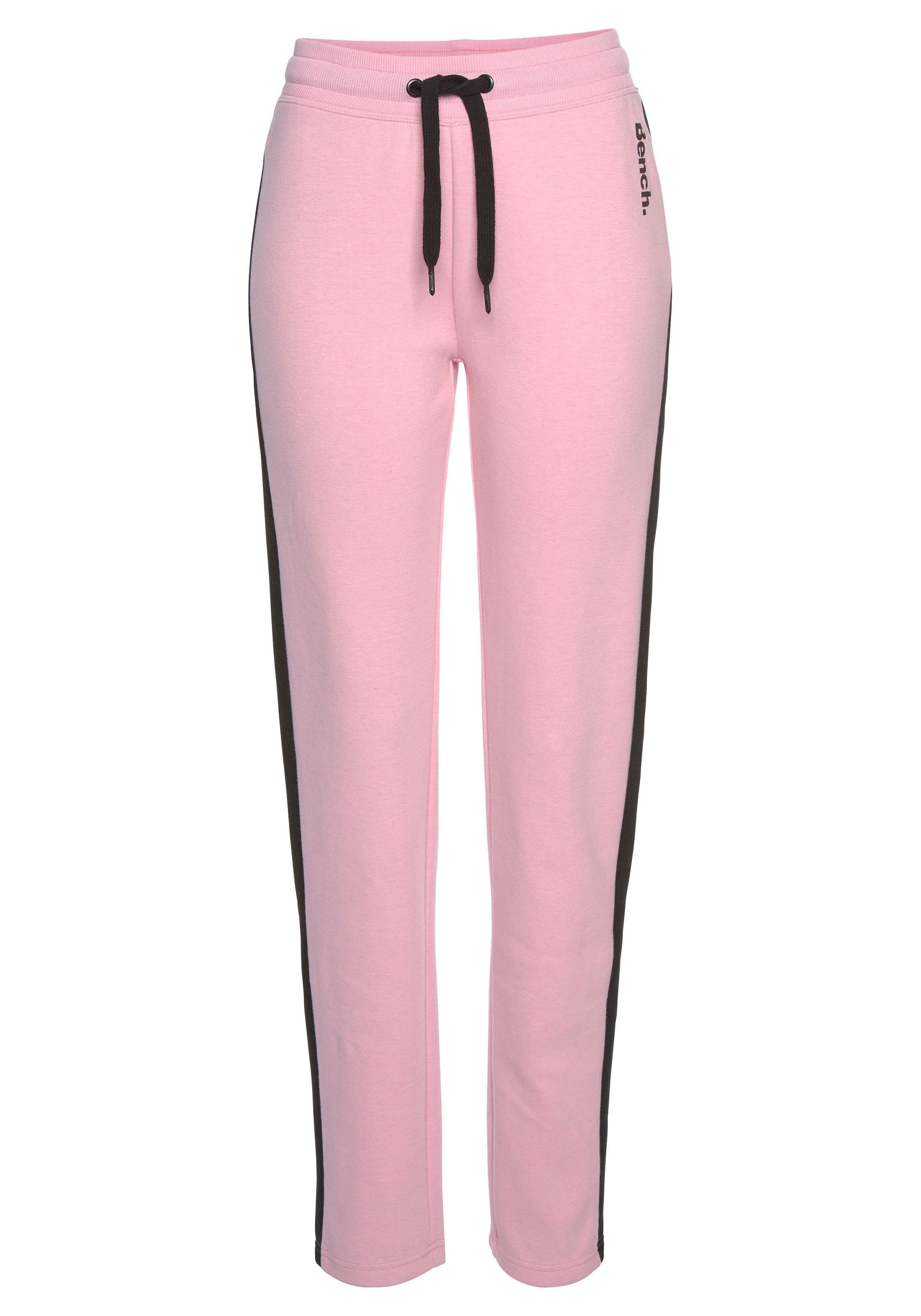 Bench. Loungewear Loungehose, mit Seitenstreifen und geradem Bein, Loungewear