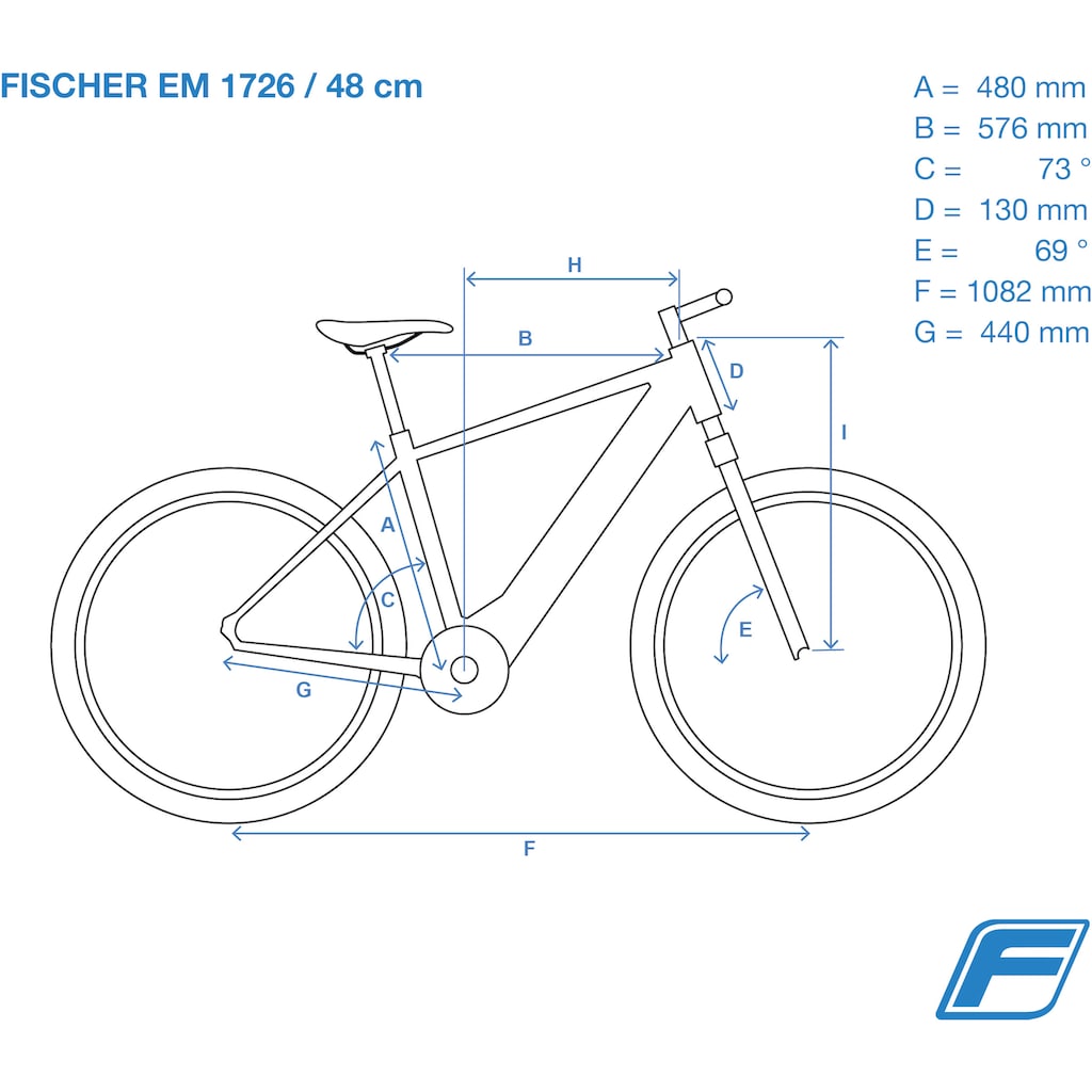 FISCHER Fahrrad E-Bike »MONTIS EM 1726 557«, 10 Gang